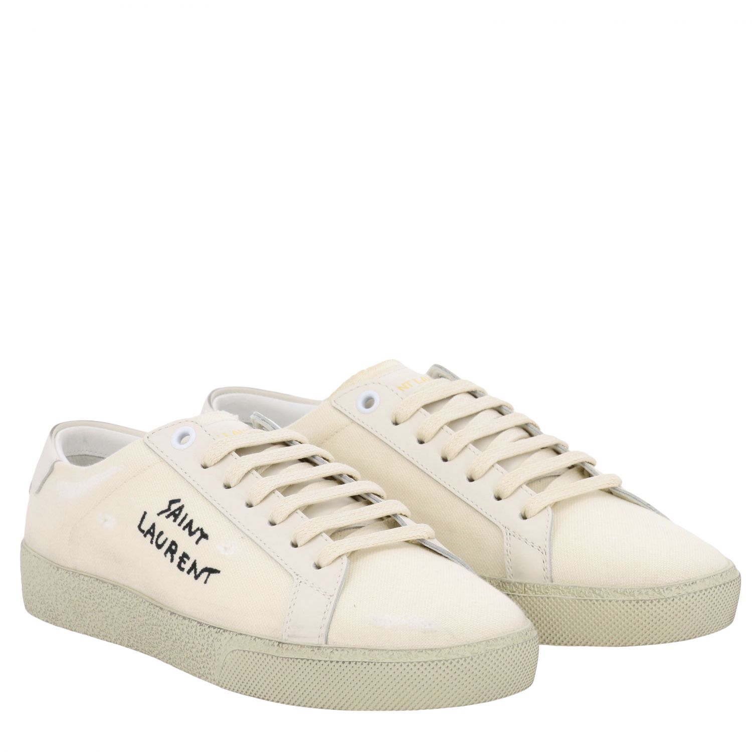 saint laurent canvas sneakers