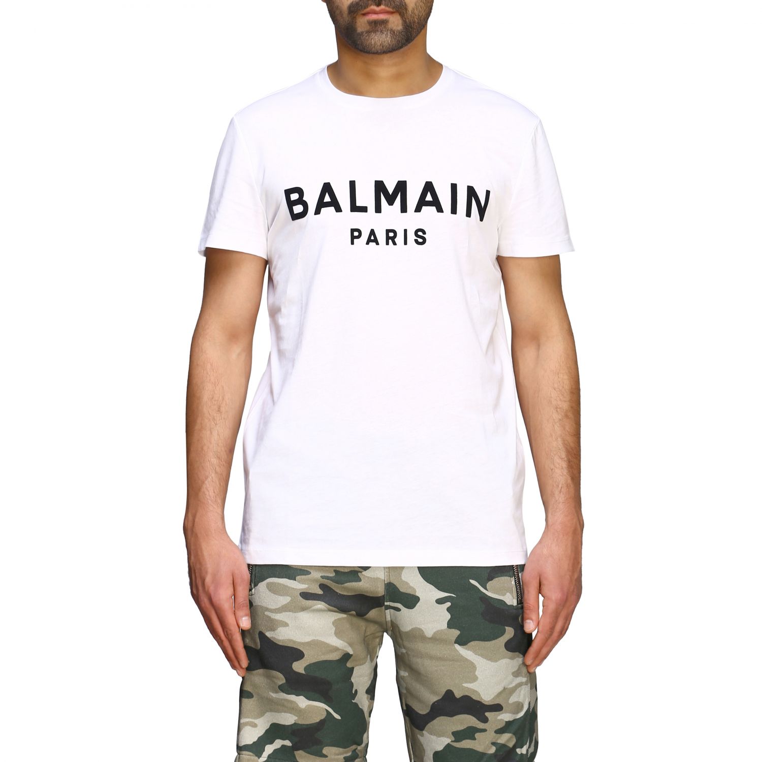 Balmain Outlet: Tシャツ メンズ - ホワイト | Tシャツ Balmain 