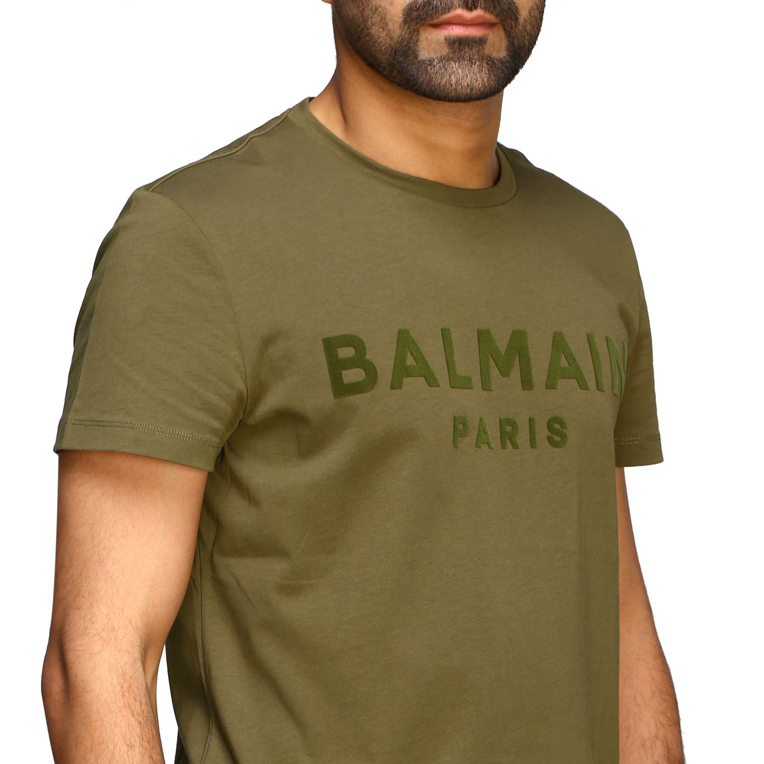 Balmain Outlet: short-sleeved T-shirt with logo | T-Shirt Balmain Men