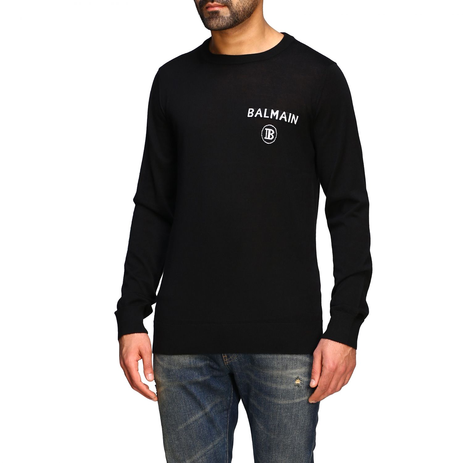 balmain jumper black