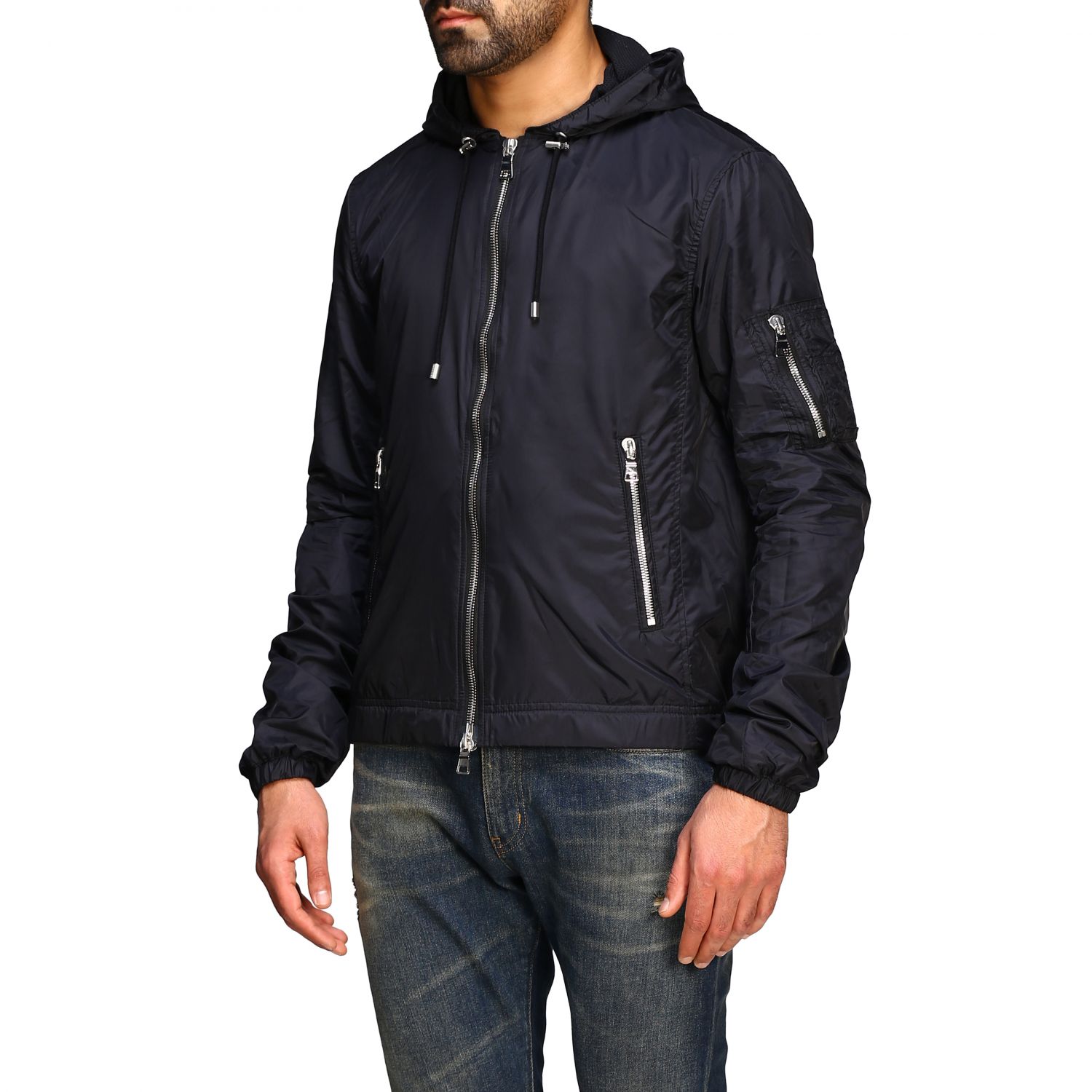 BALMAIN Jacket TH18643Z122 black