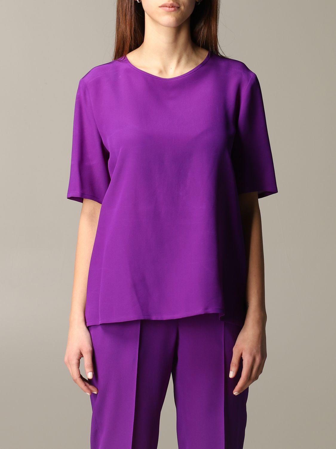 Etro Outlet: Top mujer | Camiseta Etro Mujer Violeta | Camiseta Etro 13603  8504 GIGLIO.COM