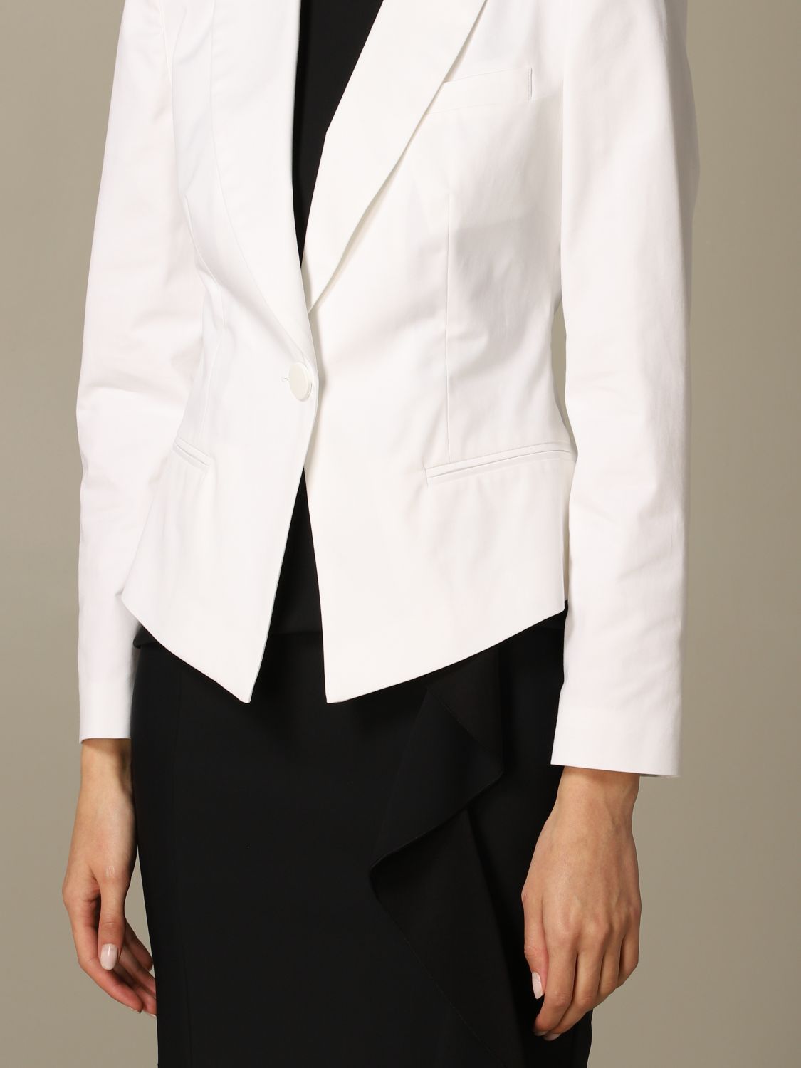 armani white blazer