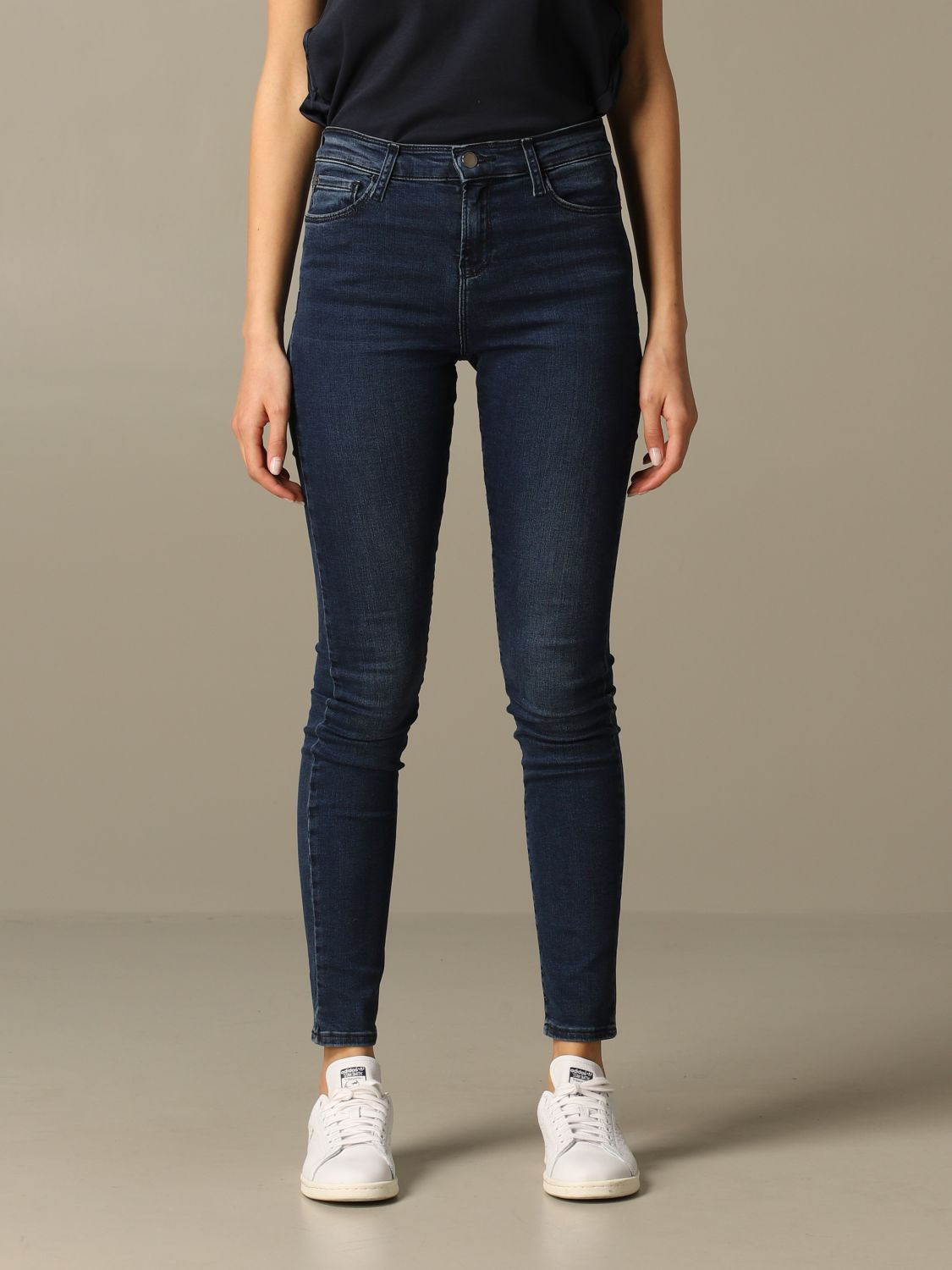 Emporio Armani Outlet: jeans for woman - Denim | Emporio Armani jeans 2D3LZ online at GIGLIO.COM