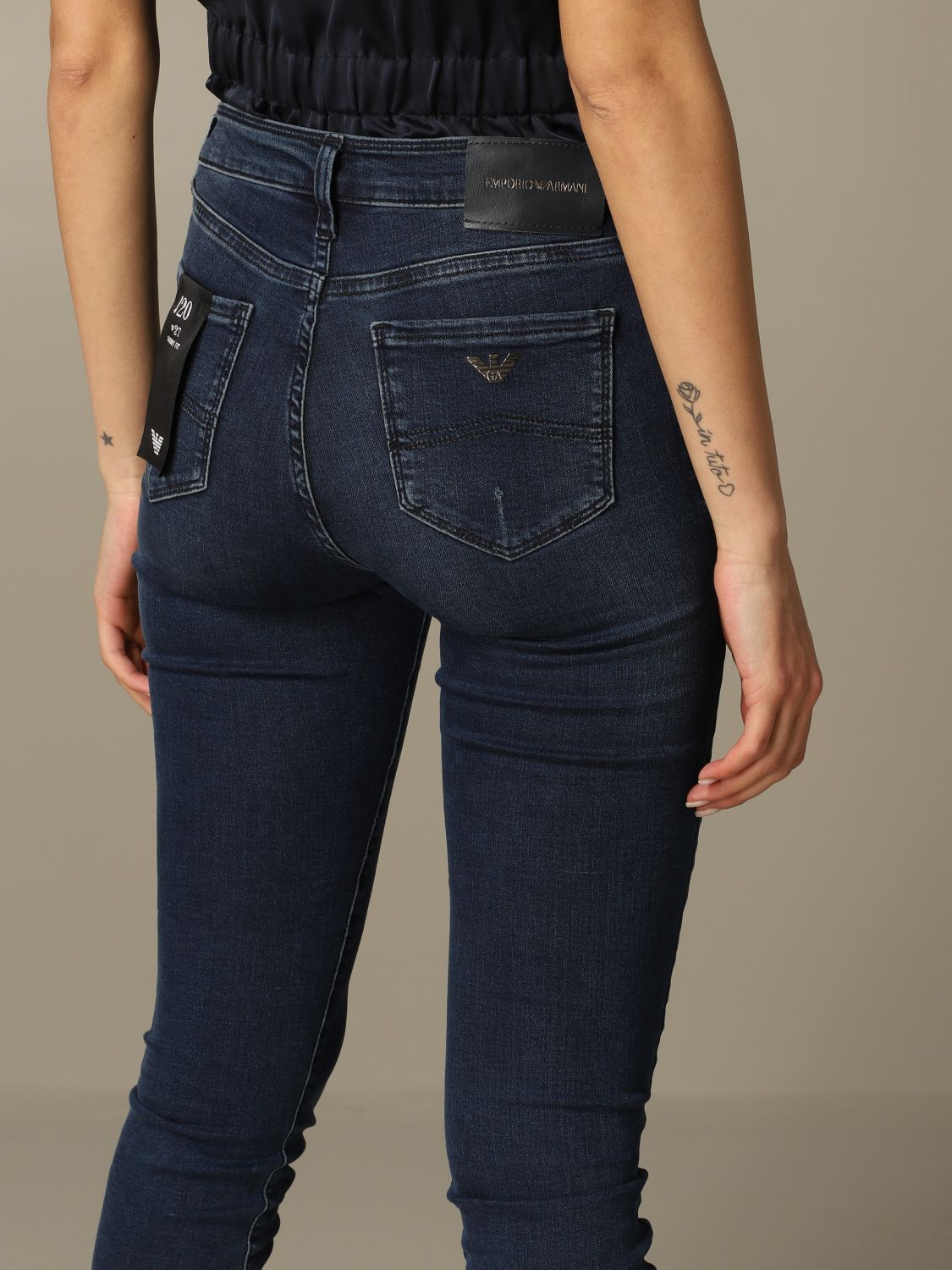 womens designer jeans armani