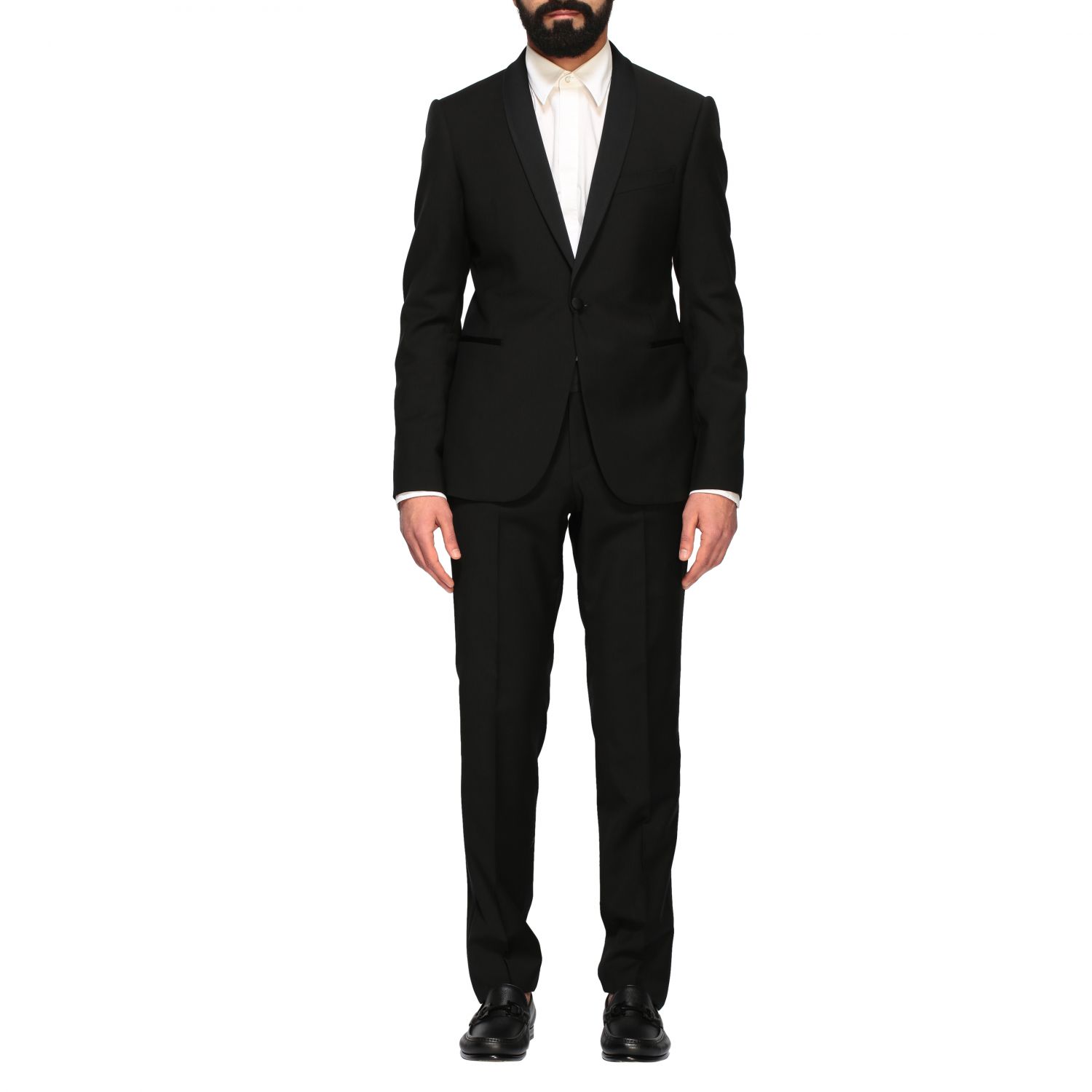 Emporio Armani tuxedo suit in wool 