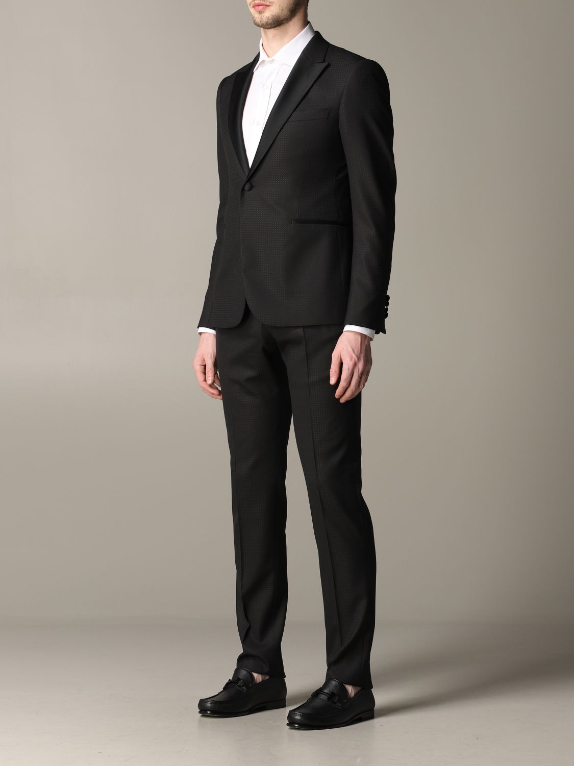Emporio Armani Outlet: suit for men - Black | Emporio Armani suit ...