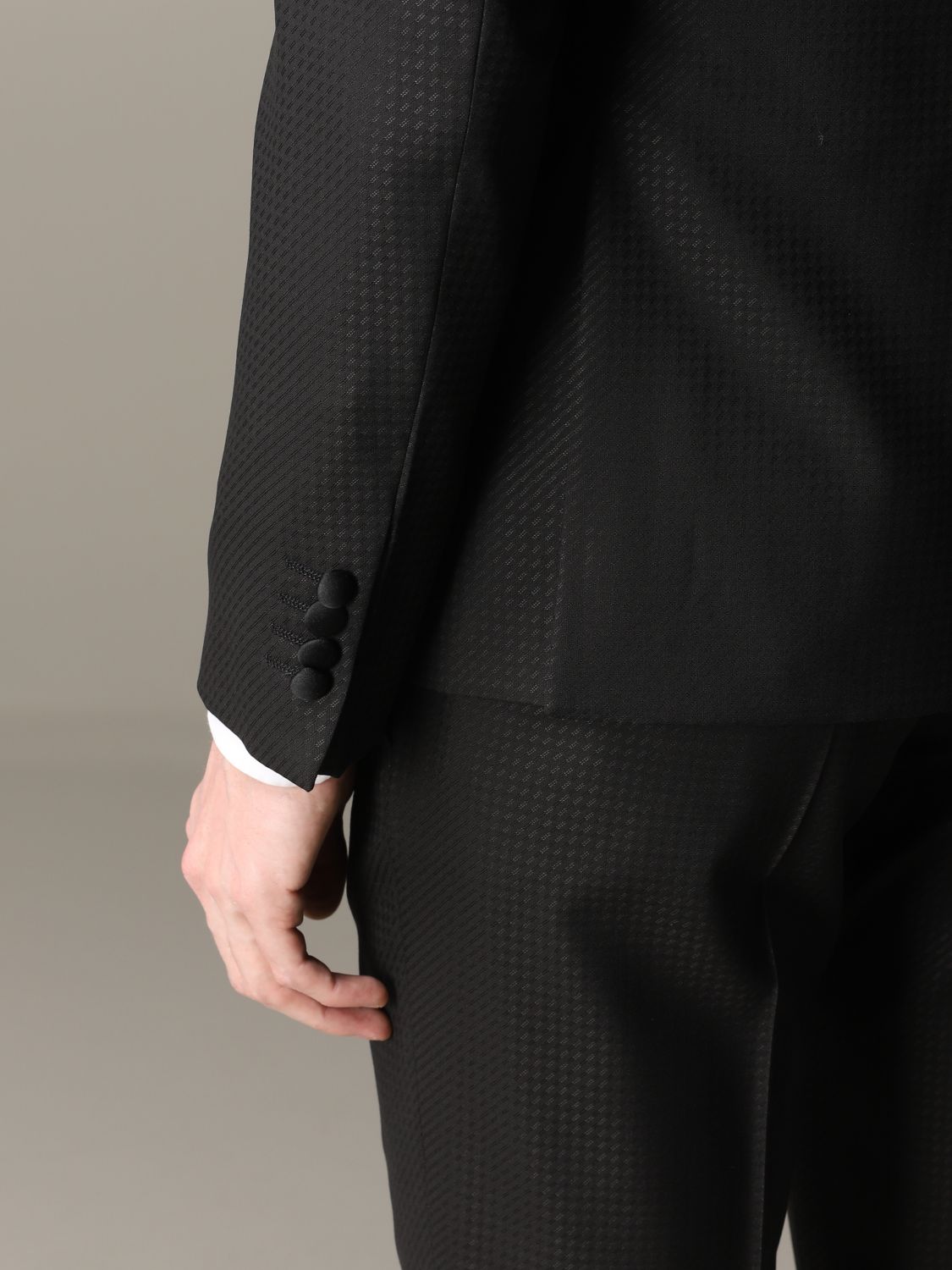Emporio Armani Outlet: suit for men - Black | Emporio Armani suit ...