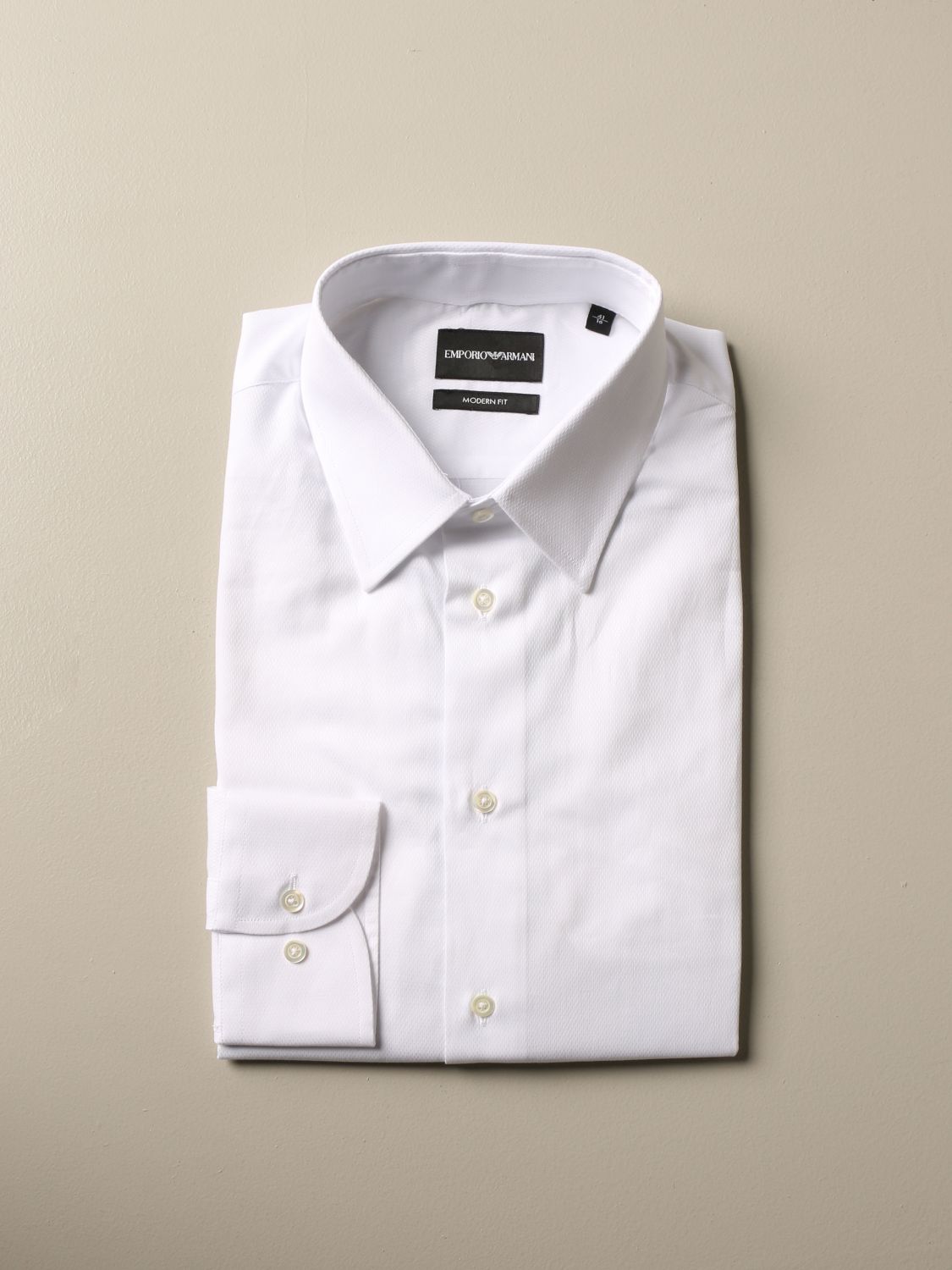 armani white shirt mens