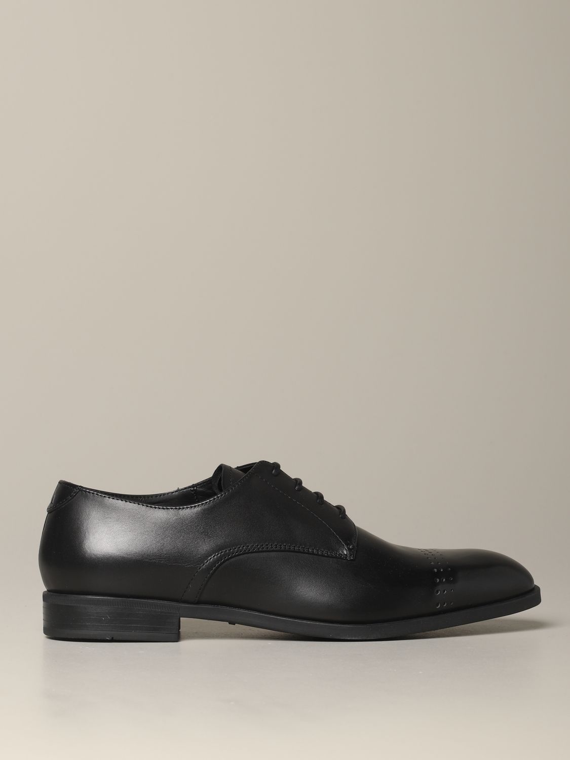 emporio armani leather shoes