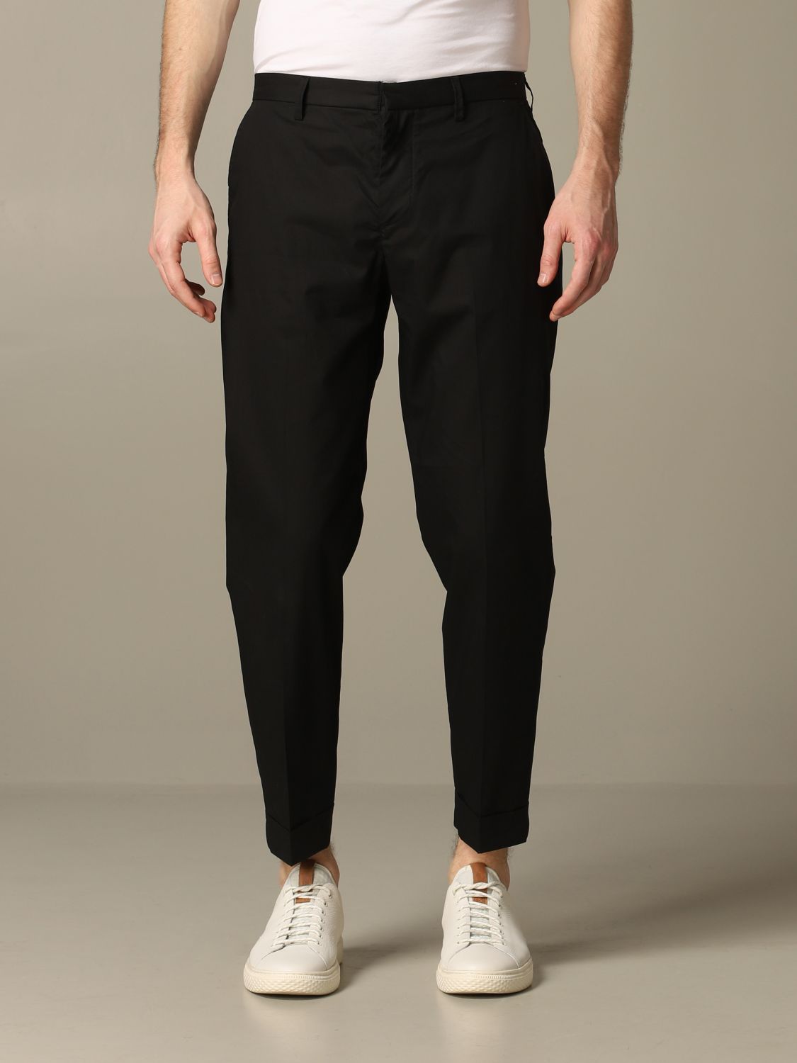 EMPORIO ARMANI: pants for man - Black | Emporio Armani pants 3H1PN6