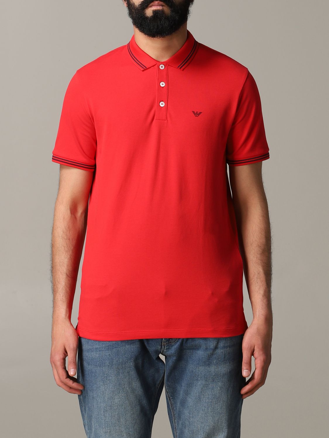 armani red t shirt