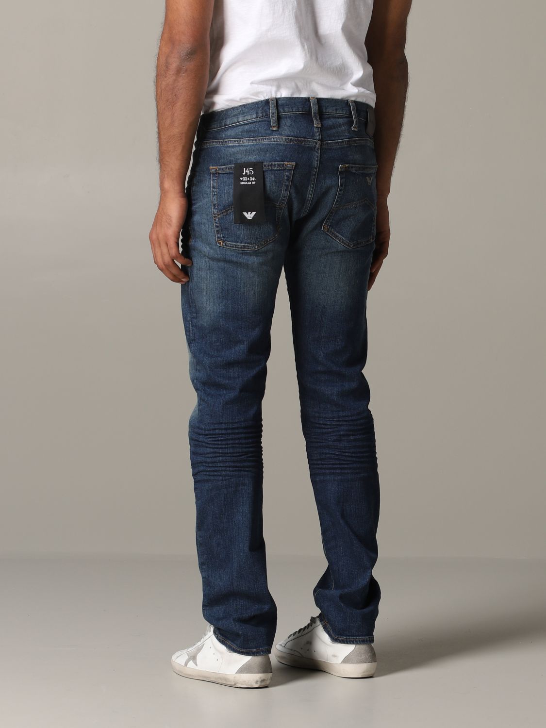 armani blue jeans