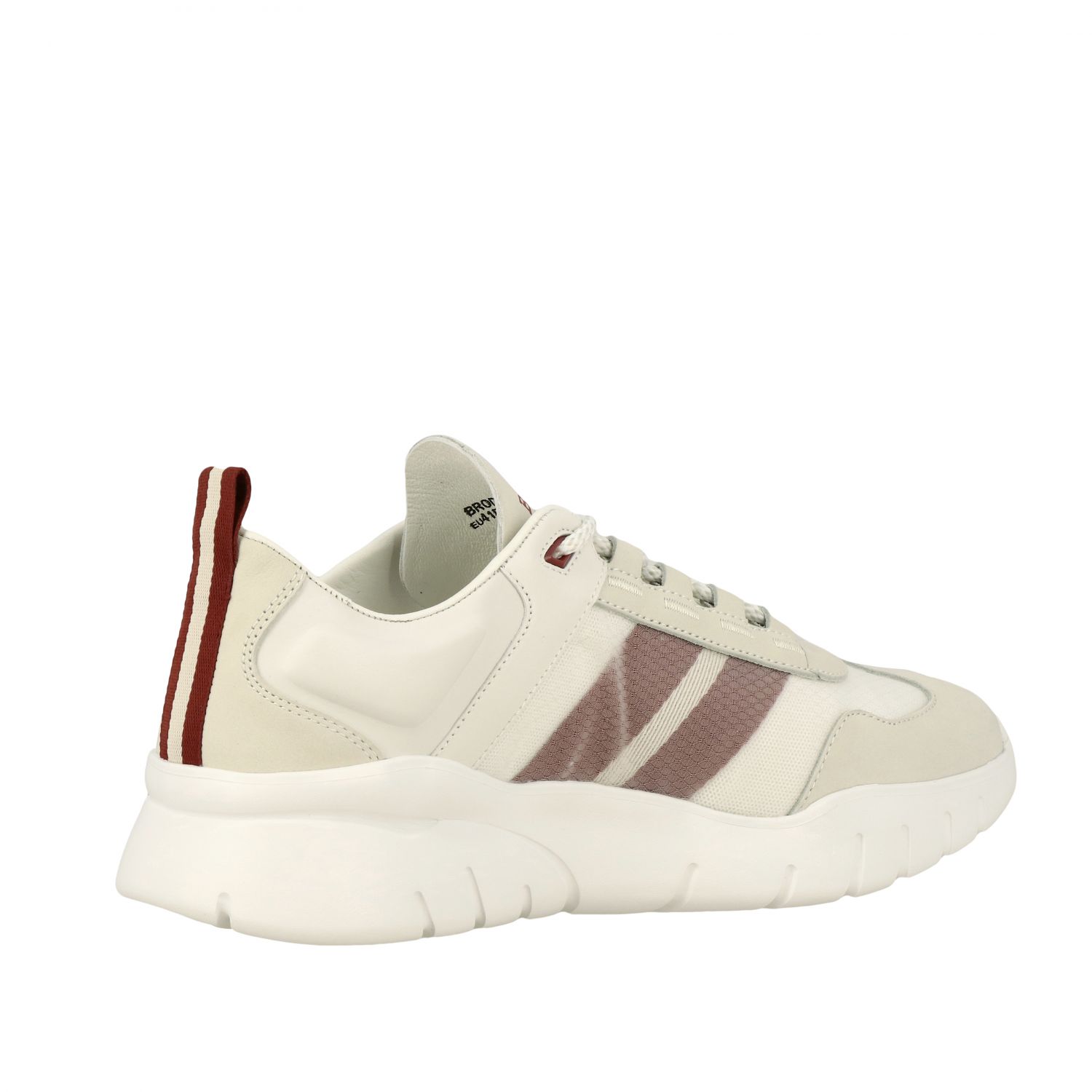 Bally Outlet: Brody-t sneakers in leather and mesh with logo