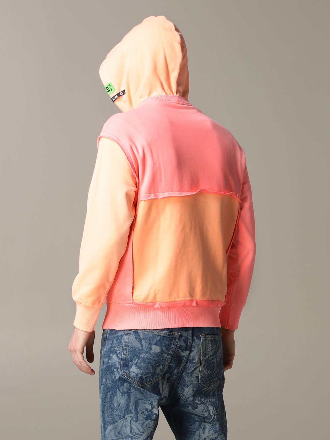 diesel orange hoodie