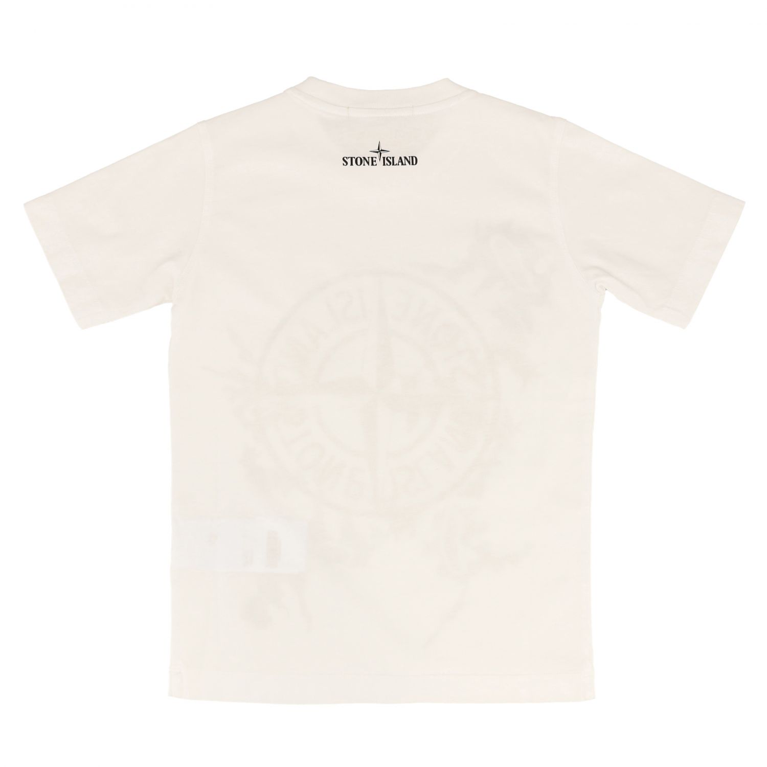 T-shirt Stone Island Junior: Stone Island Junior T-shirt with short sleeves and print white 2