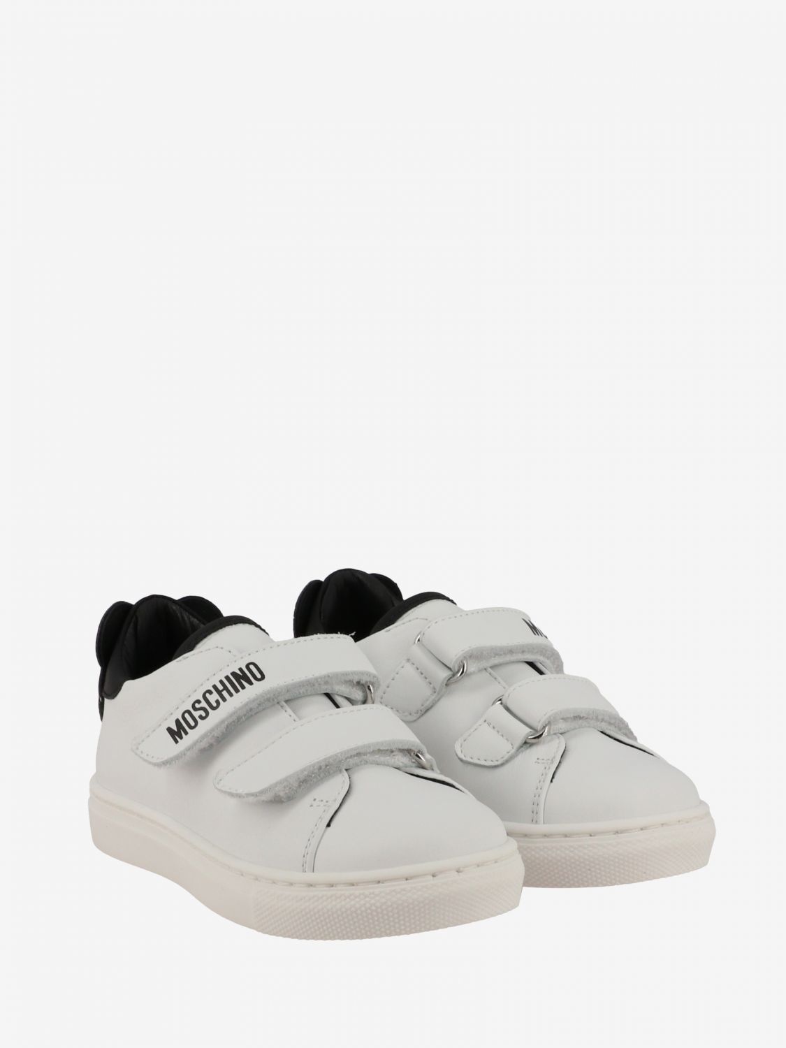 Moschino Baby Outlet Shoes kids Shoes Moschino Baby Kids White Shoes Moschino Baby 63629