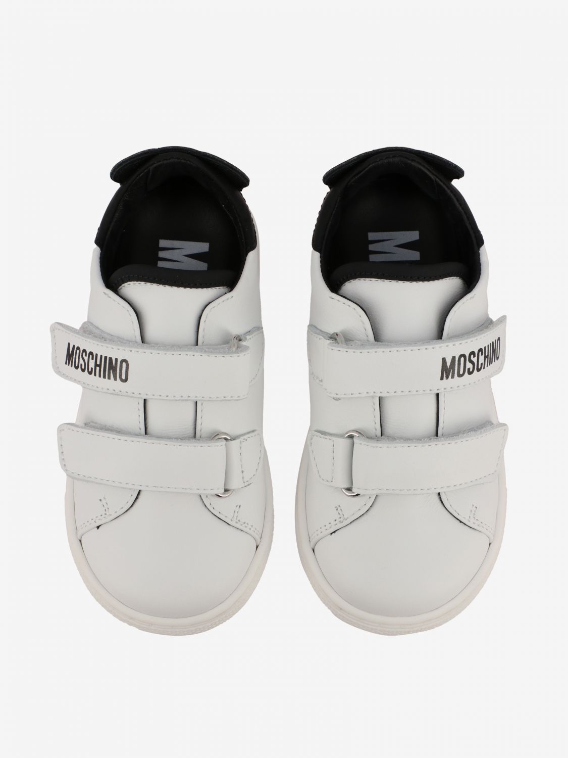 Moschino Baby Outlet shoes for boys White Moschino Baby shoes