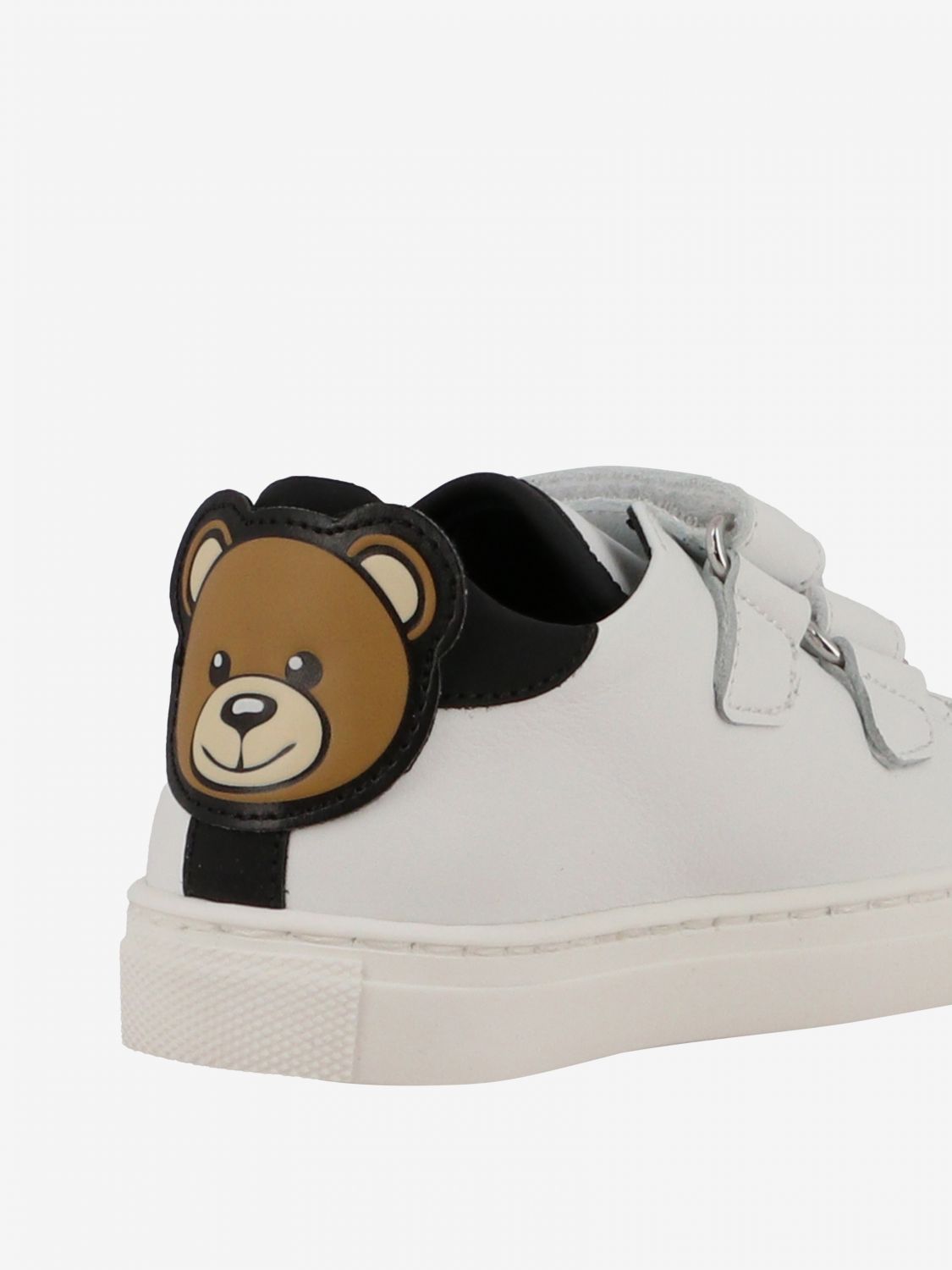 Moschino Baby Outlet Shoes kids Shoes Moschino Baby Kids White Shoes Moschino Baby 63629