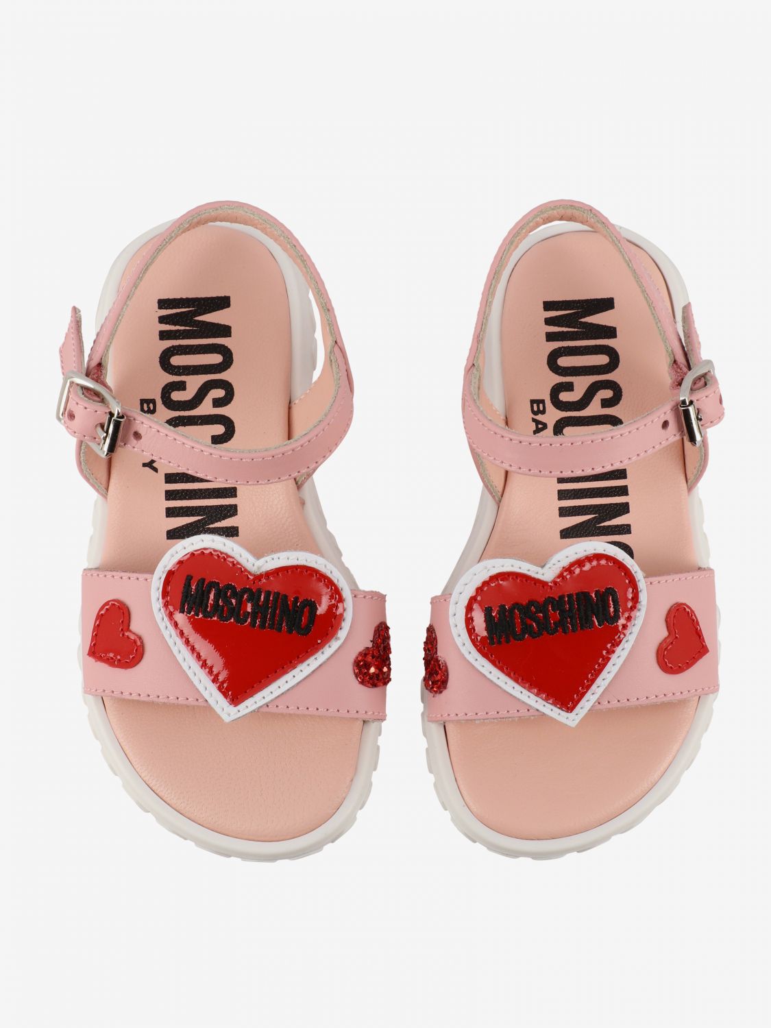 baby girl moschino sandals