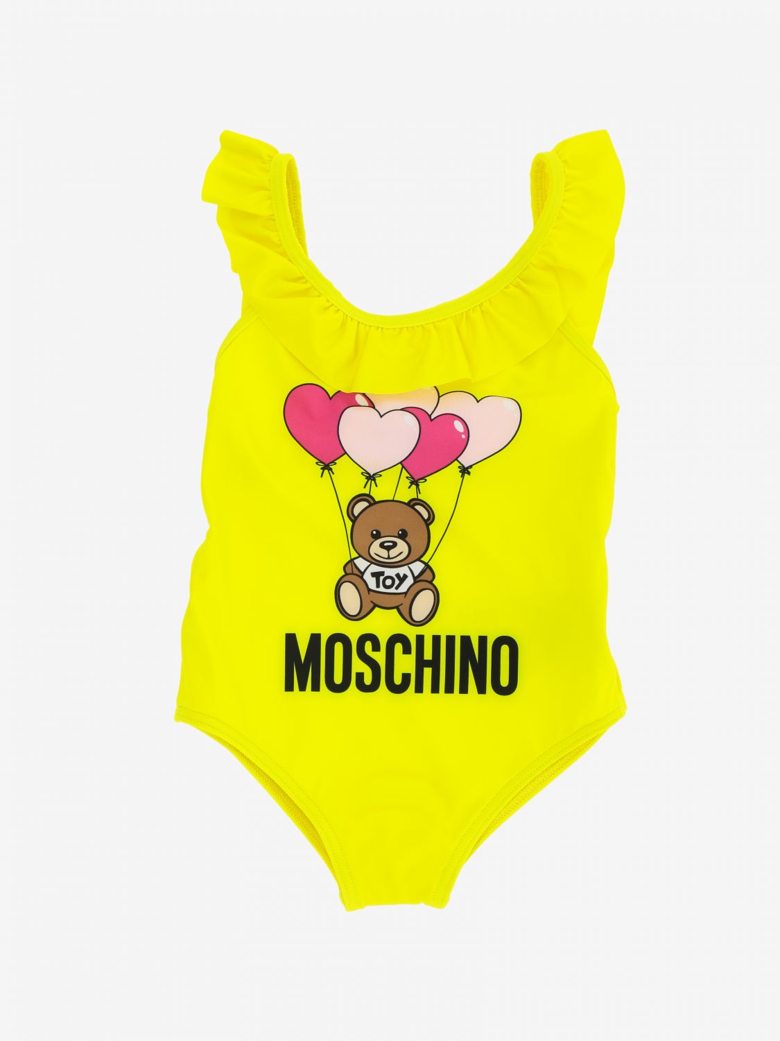 MOSCHINO BABY: swimsuit with teddy print | Swimsuit Moschino Baby Kids ...