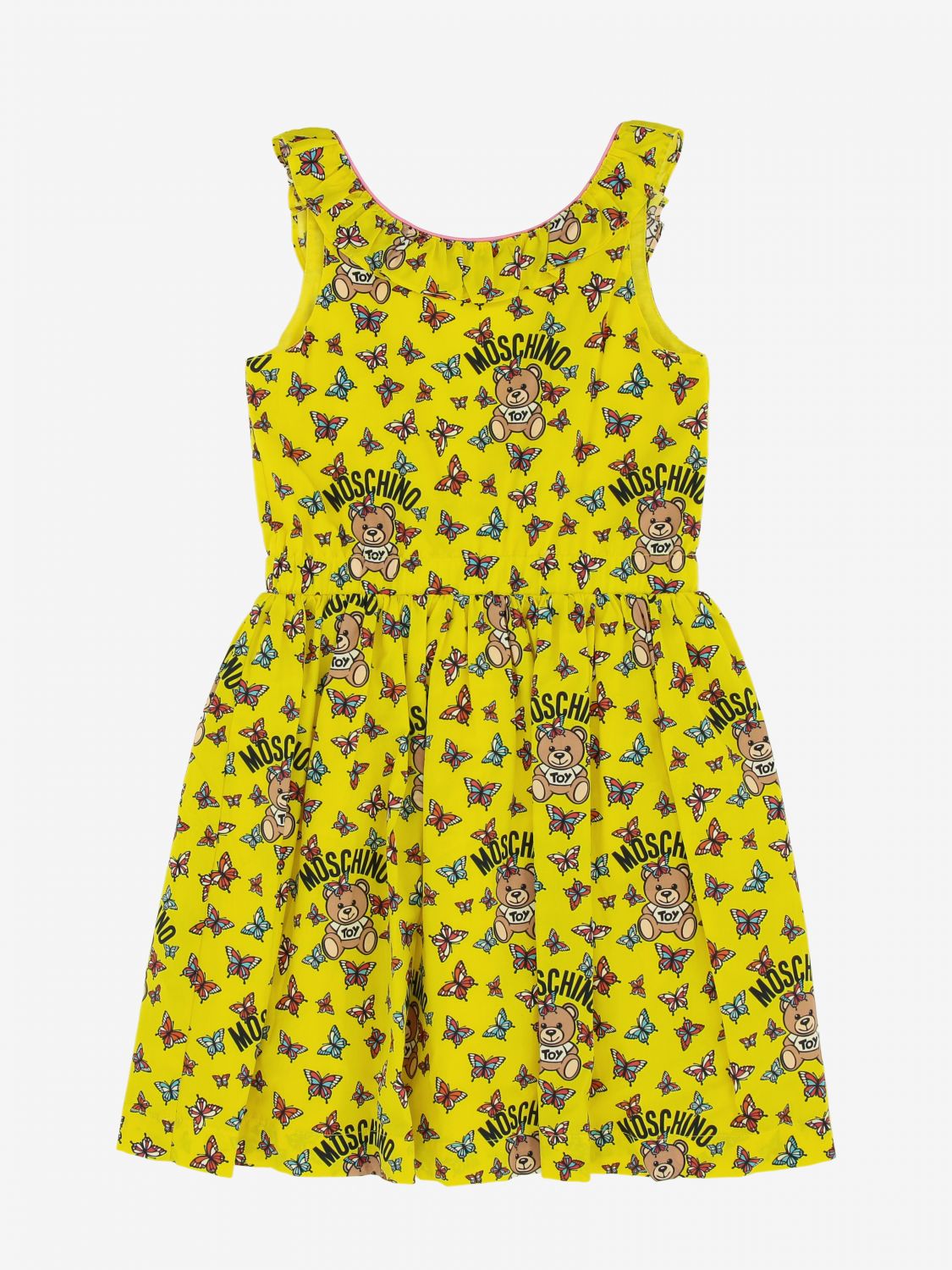 moschino yellow dress
