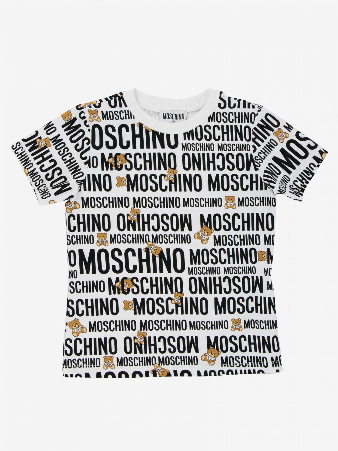 moschino all over print shirt