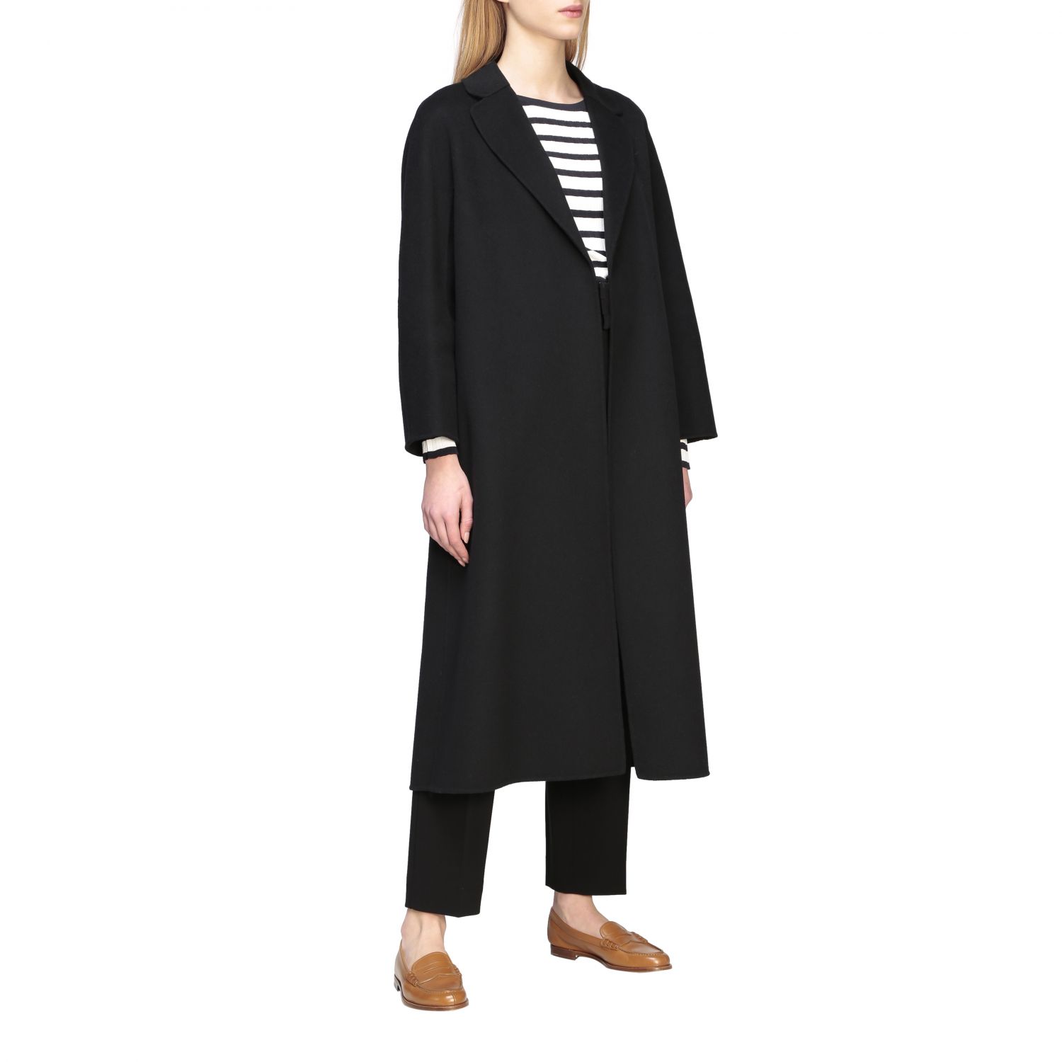 S MAX MARA: Coat women | Coat S Max Mara Women Black | Coat S Max Mara ...