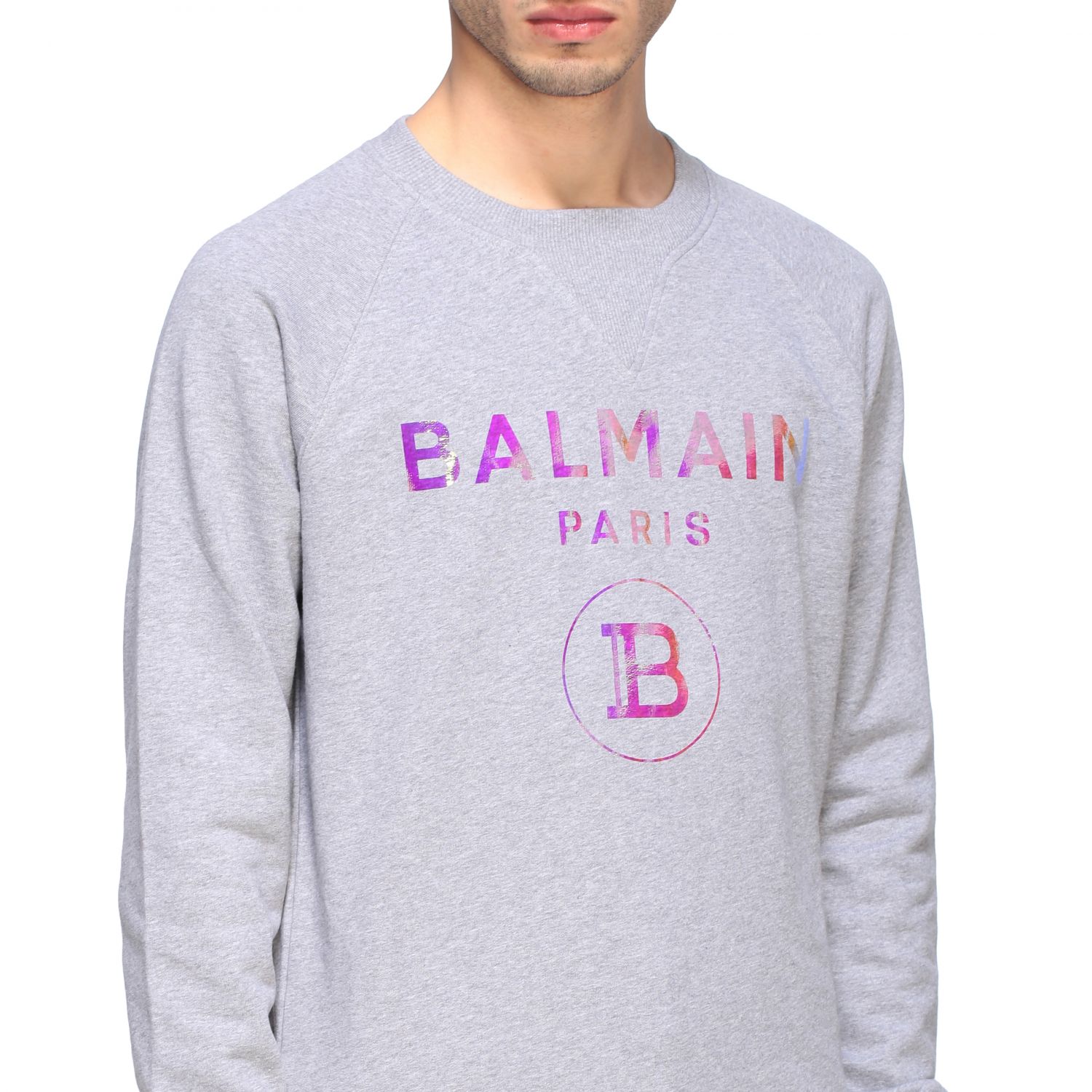 balmain grey sweatshirt