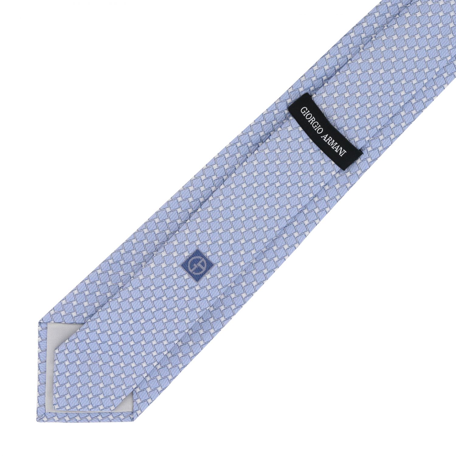 Giorgio Armani micro patterned silk tie 