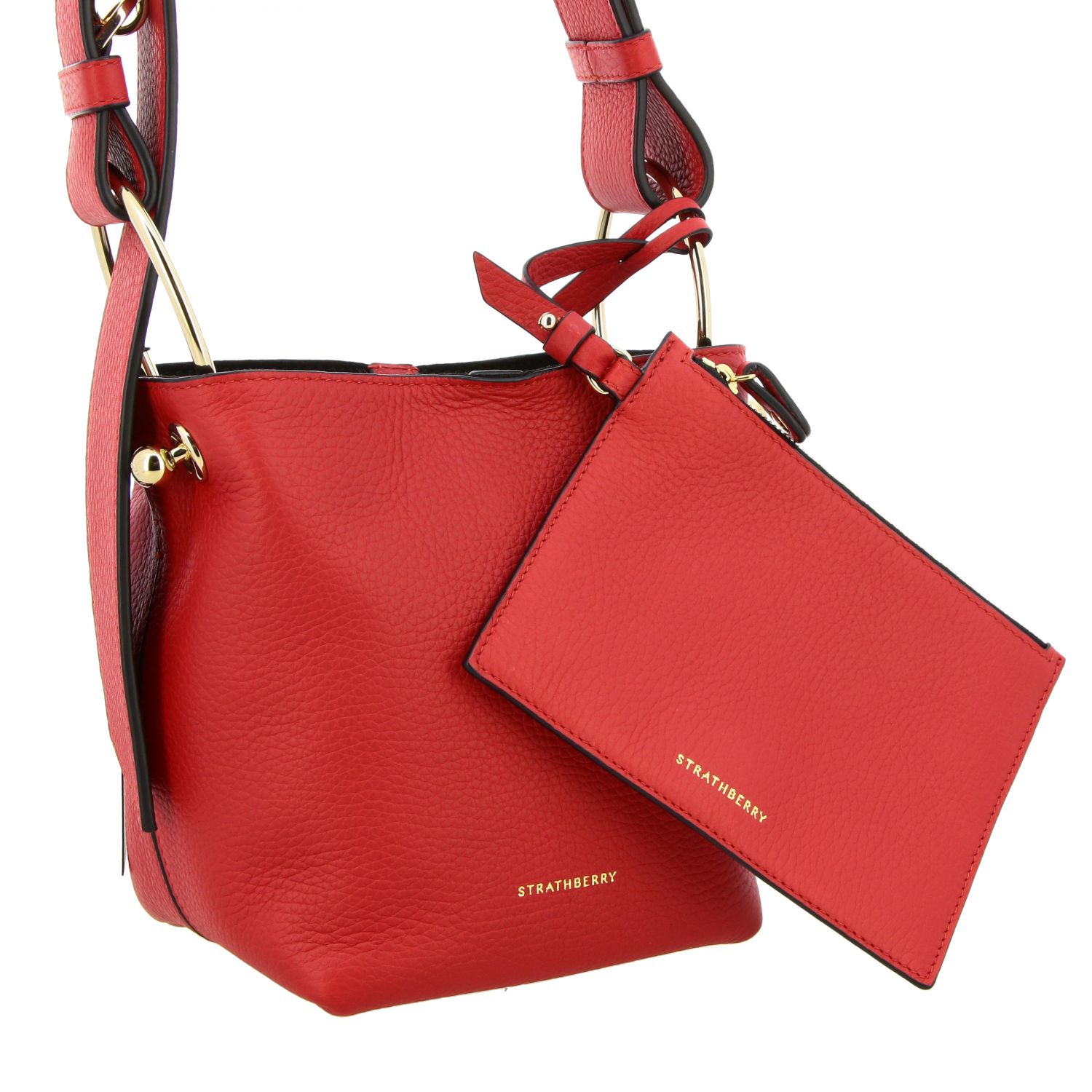 strathberry red bag