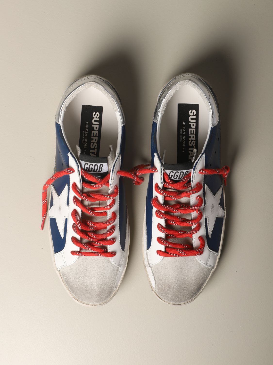 GOLDEN GOOSE Shoes men Trainers Golden Goose Men Blue Trainers