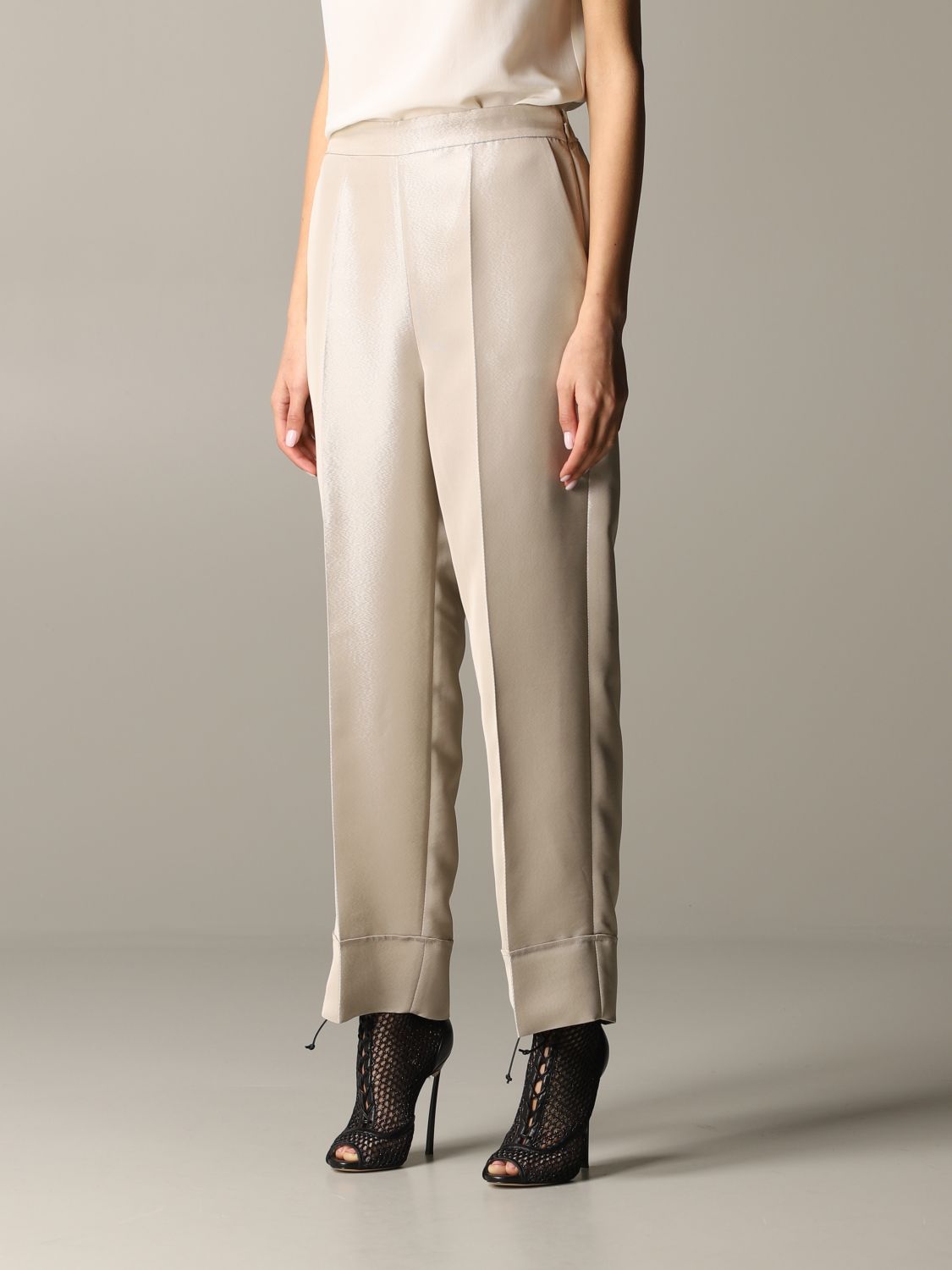 lurex trouser suit