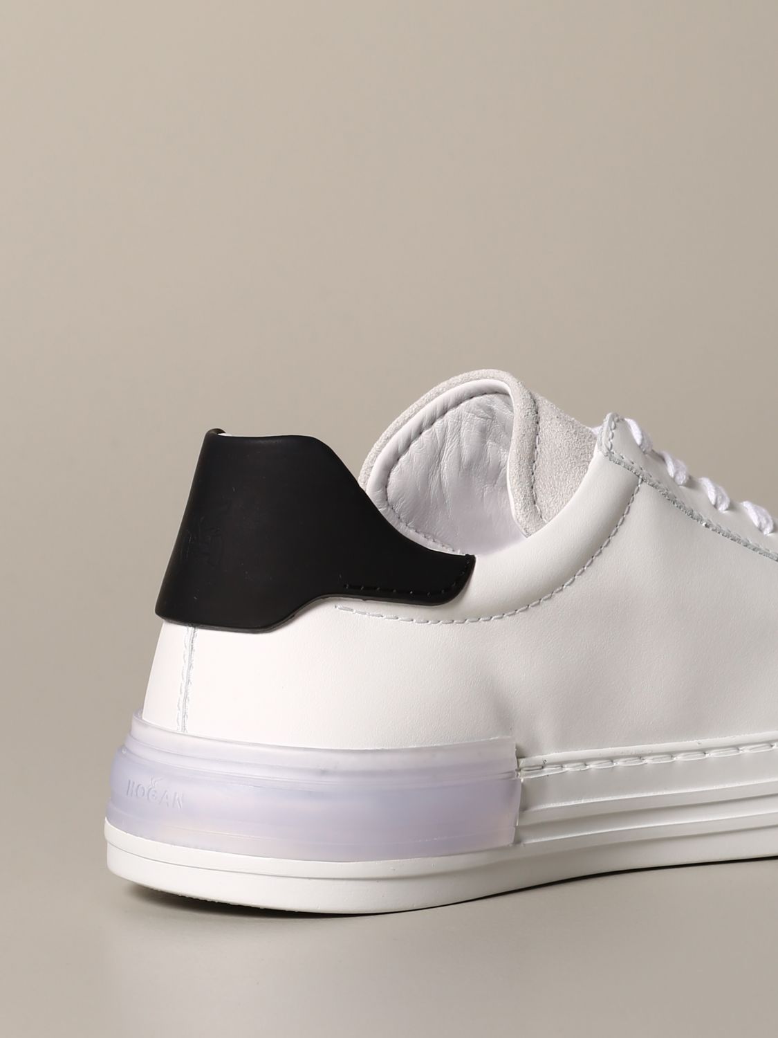 HOGAN: leather sneakers - White | Sneakers Hogan GYM5260CW20 O44 GIGLIO.COM