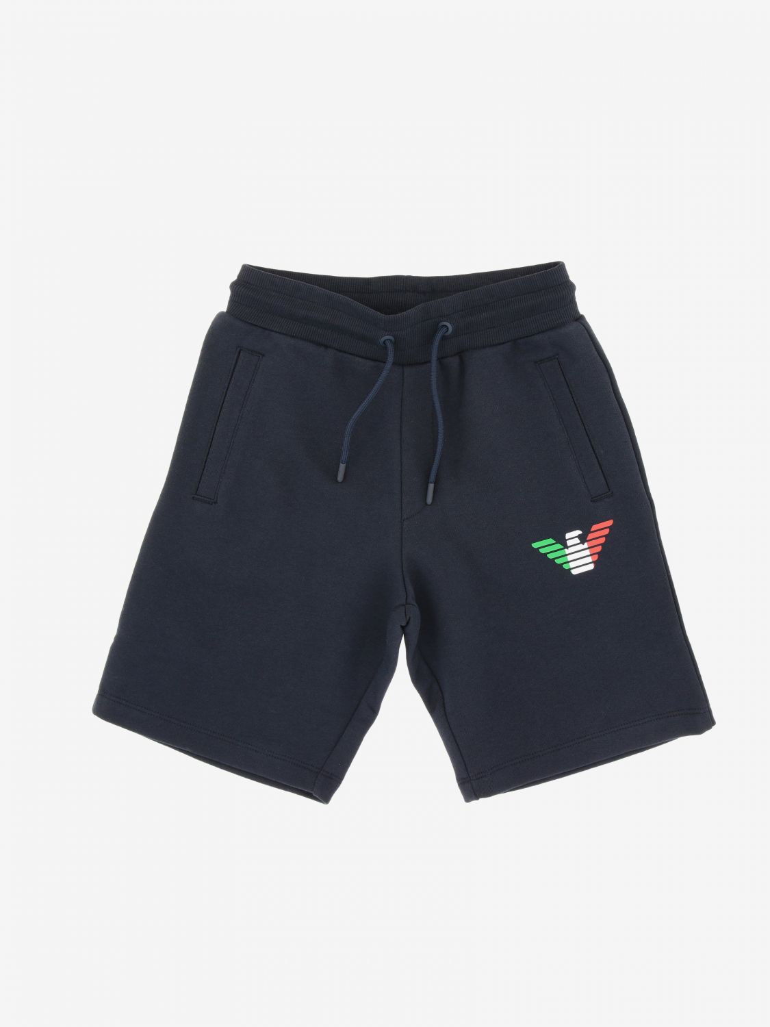 Emporio Armani jogging shorts with logo 