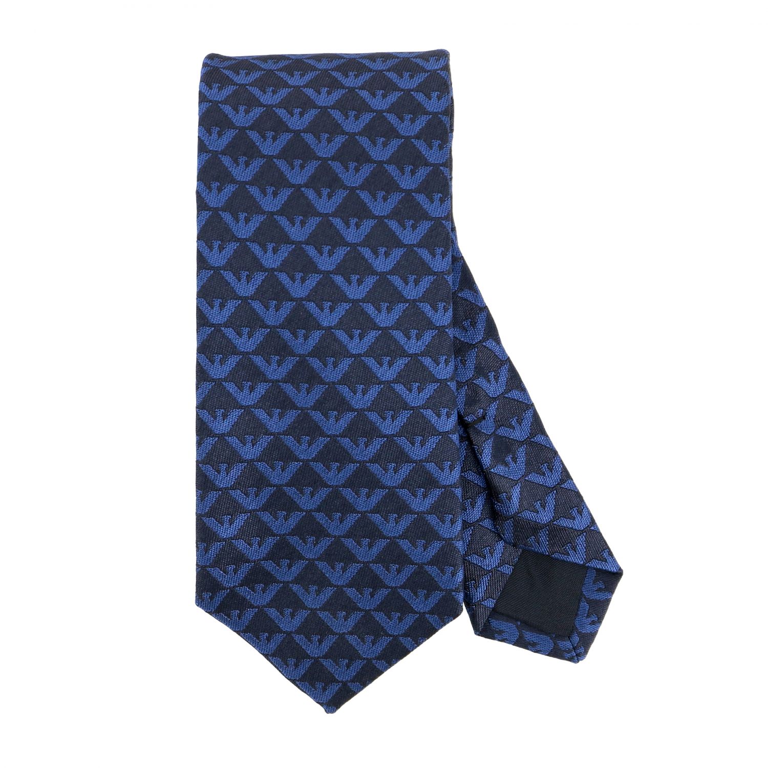 Emporio Armani silk tie with all over 