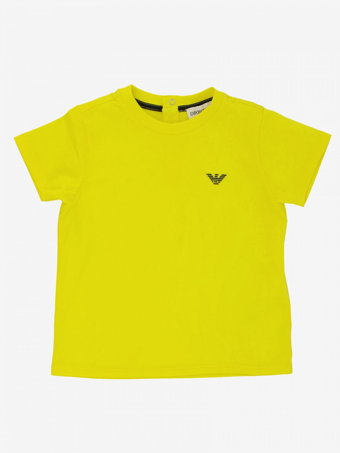 yellow armani t shirt