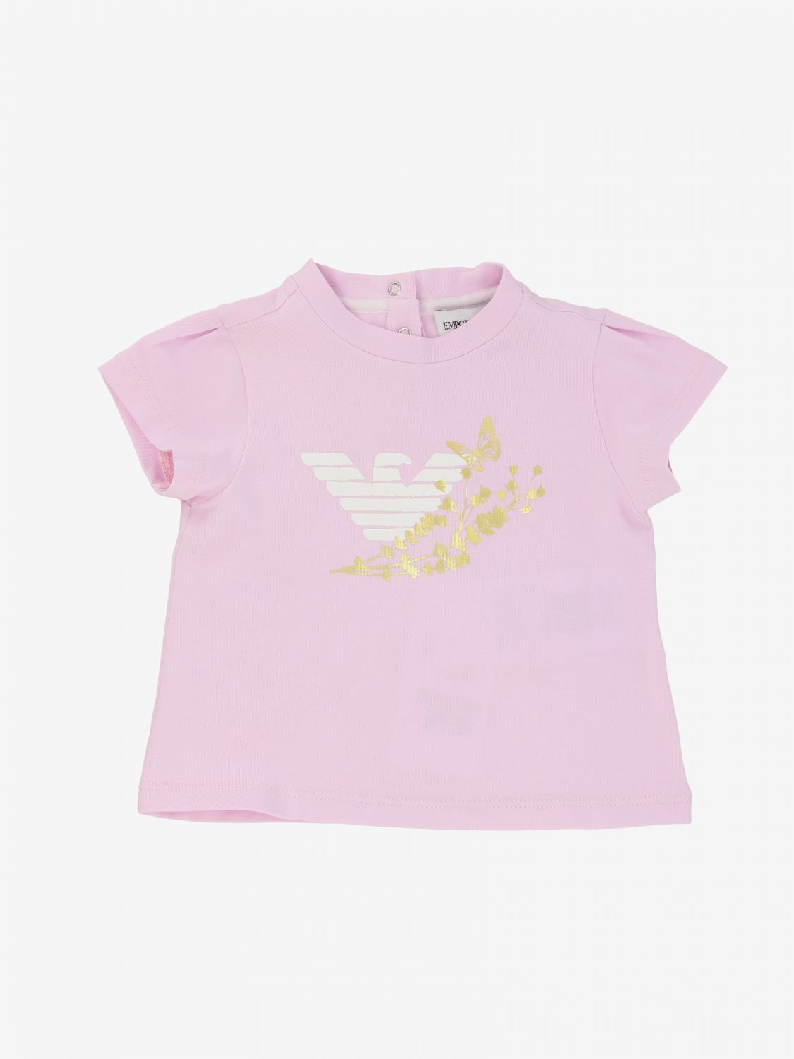 pink armani t shirt