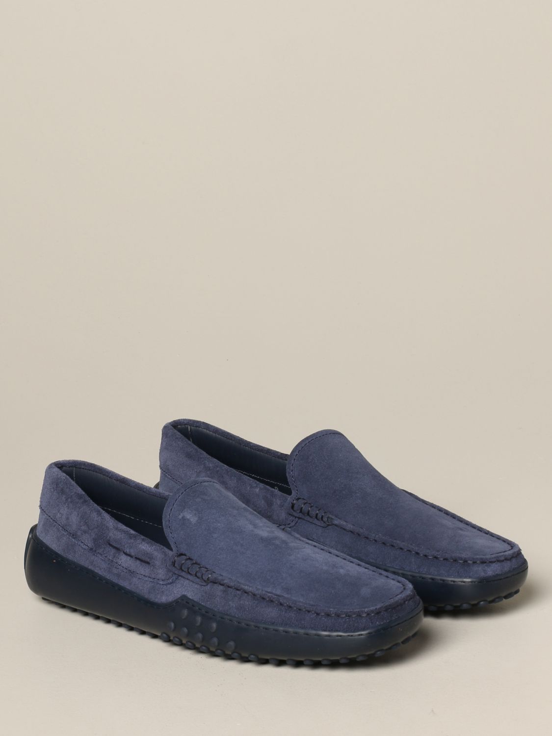 tods gommino black suede