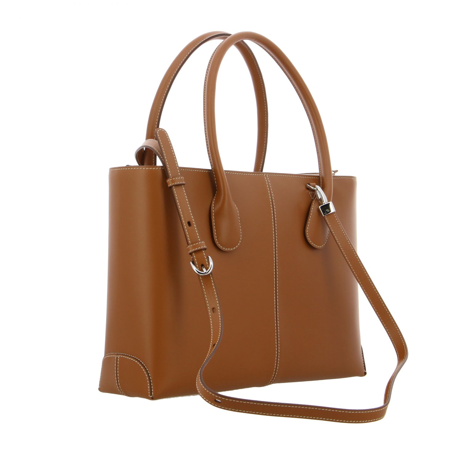 Tod's D bag medium shopping bag in leather | Tote Bags Tods Women Brick ...