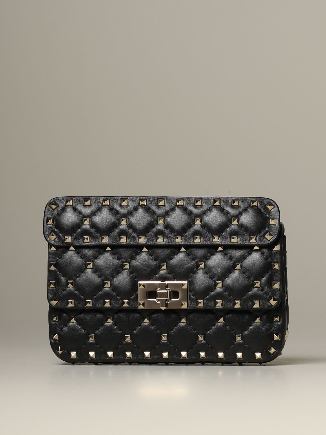 Valentino Garavani Rockstuds Spikes leather bag | Handbag Valentino ...
