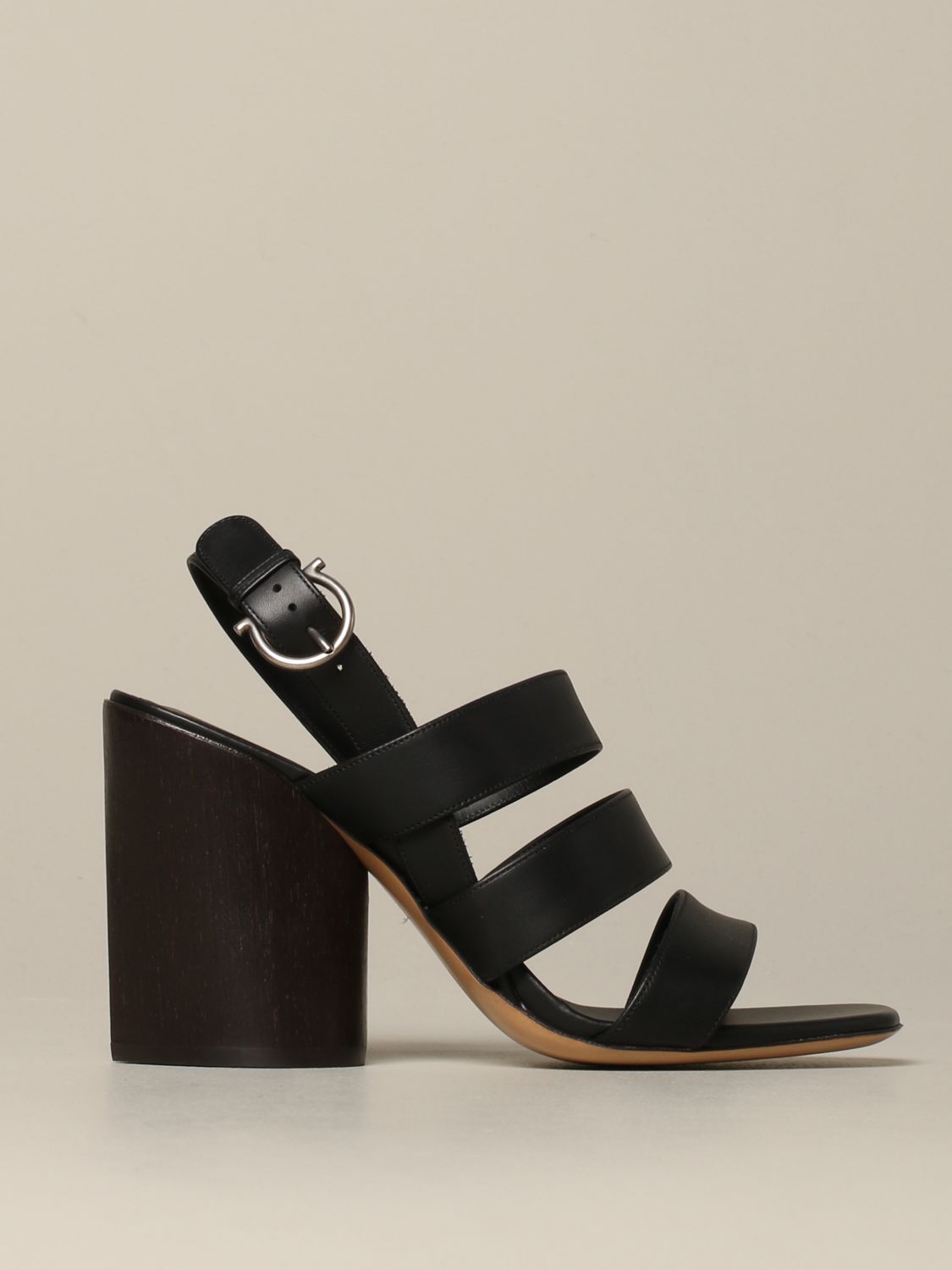 Heeled sandals Salvatore Ferragamo: Shoes women Salvatore Ferragamo black 1