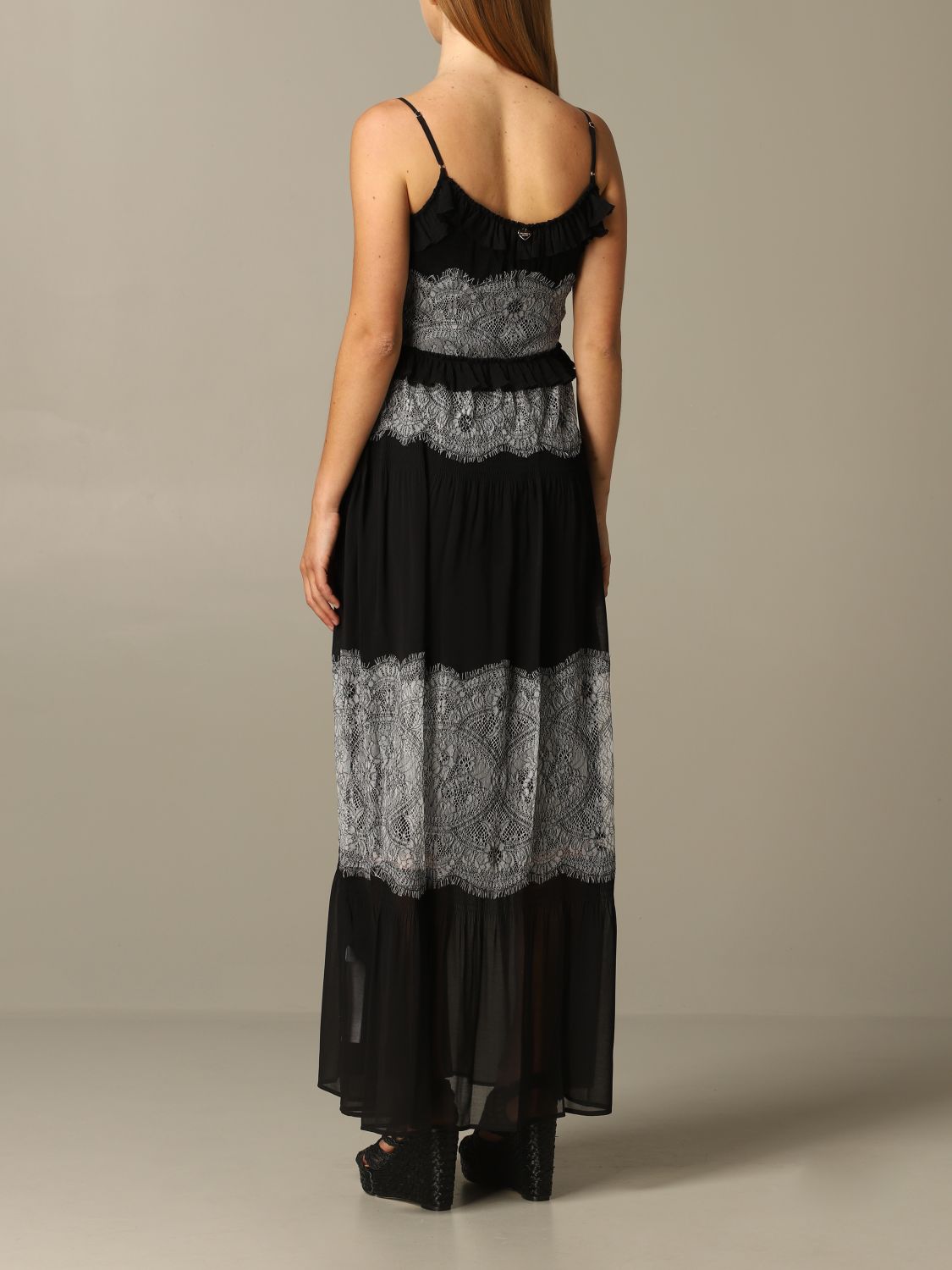 Twin Set Outlet: Twin-set lace dress with ruffles | Dress Twin Set