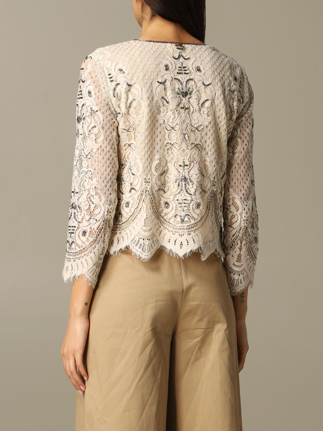 cream lace jacket