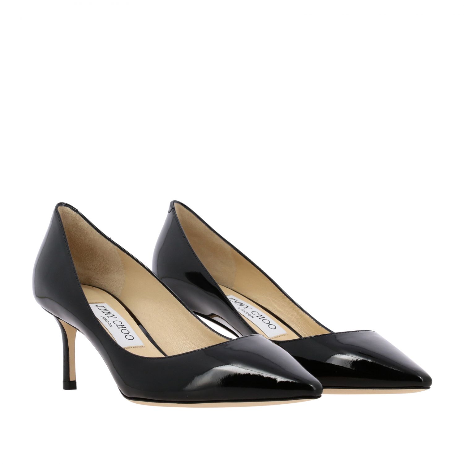 Jimmy Choo Outlet: Romy pumps in patent leather - Black | Jimmy Choo ...