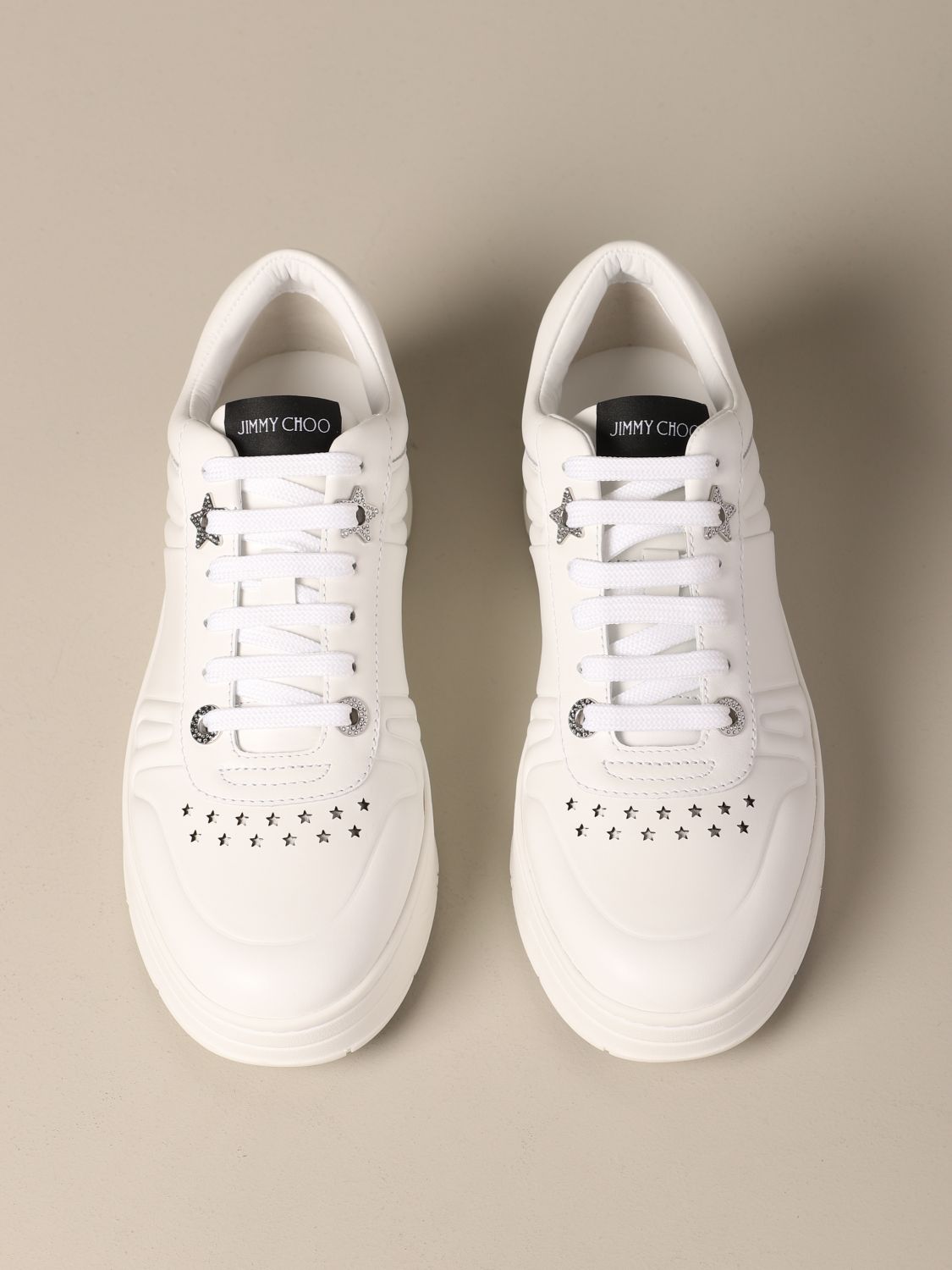 Hawaii Jimmy Choo leather sneakers with 