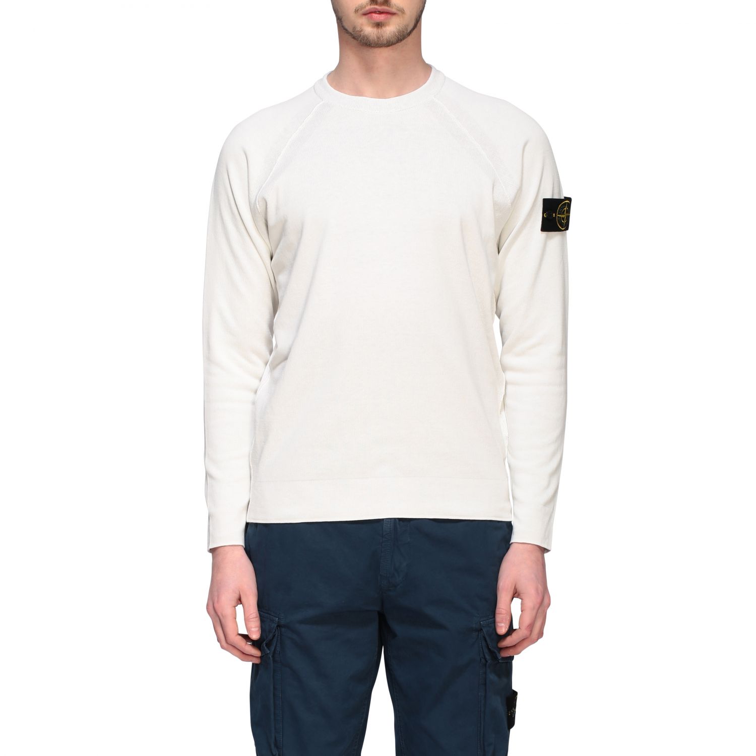 stone island sweatshirt lemon