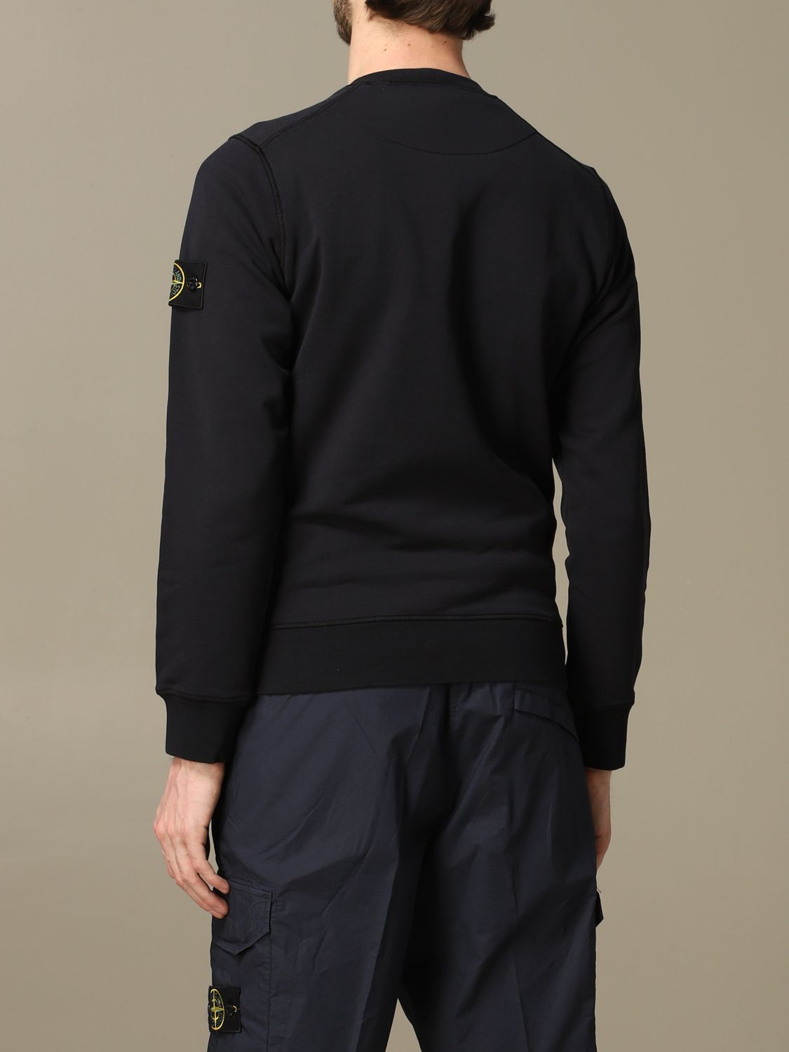 stone island jumper navy