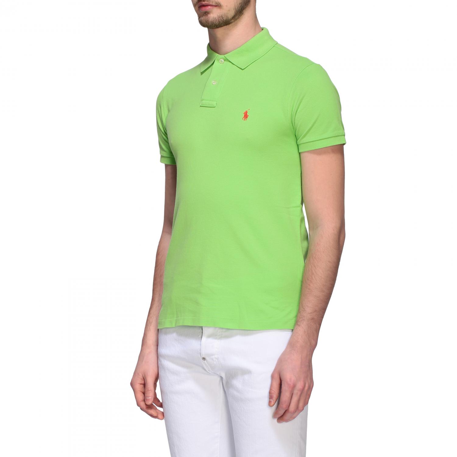 lime green ralph lauren t shirt