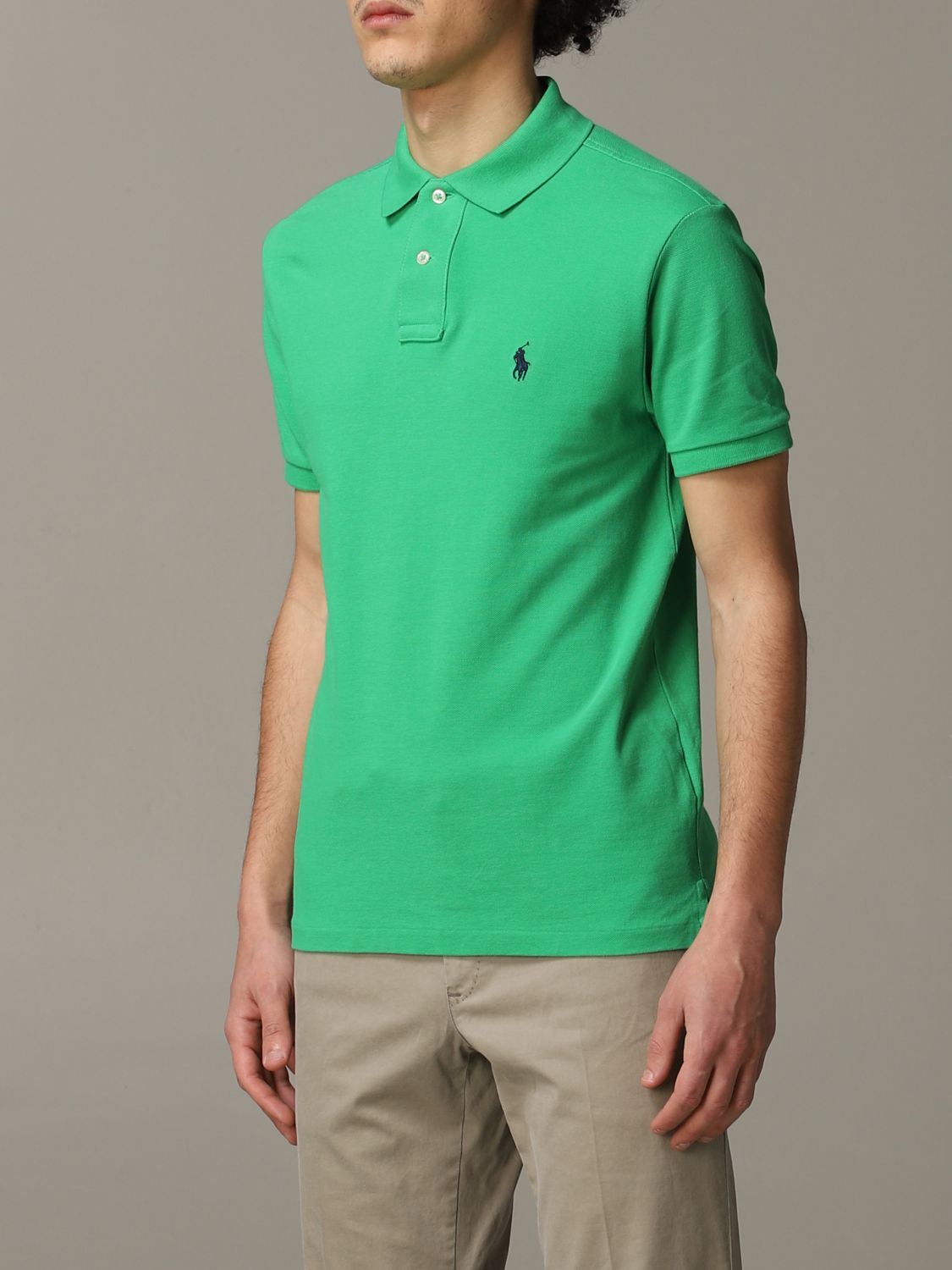 POLO RALPH LAUREN: T-shirt men - Forest Green | Polo Shirt Polo Ralph ...